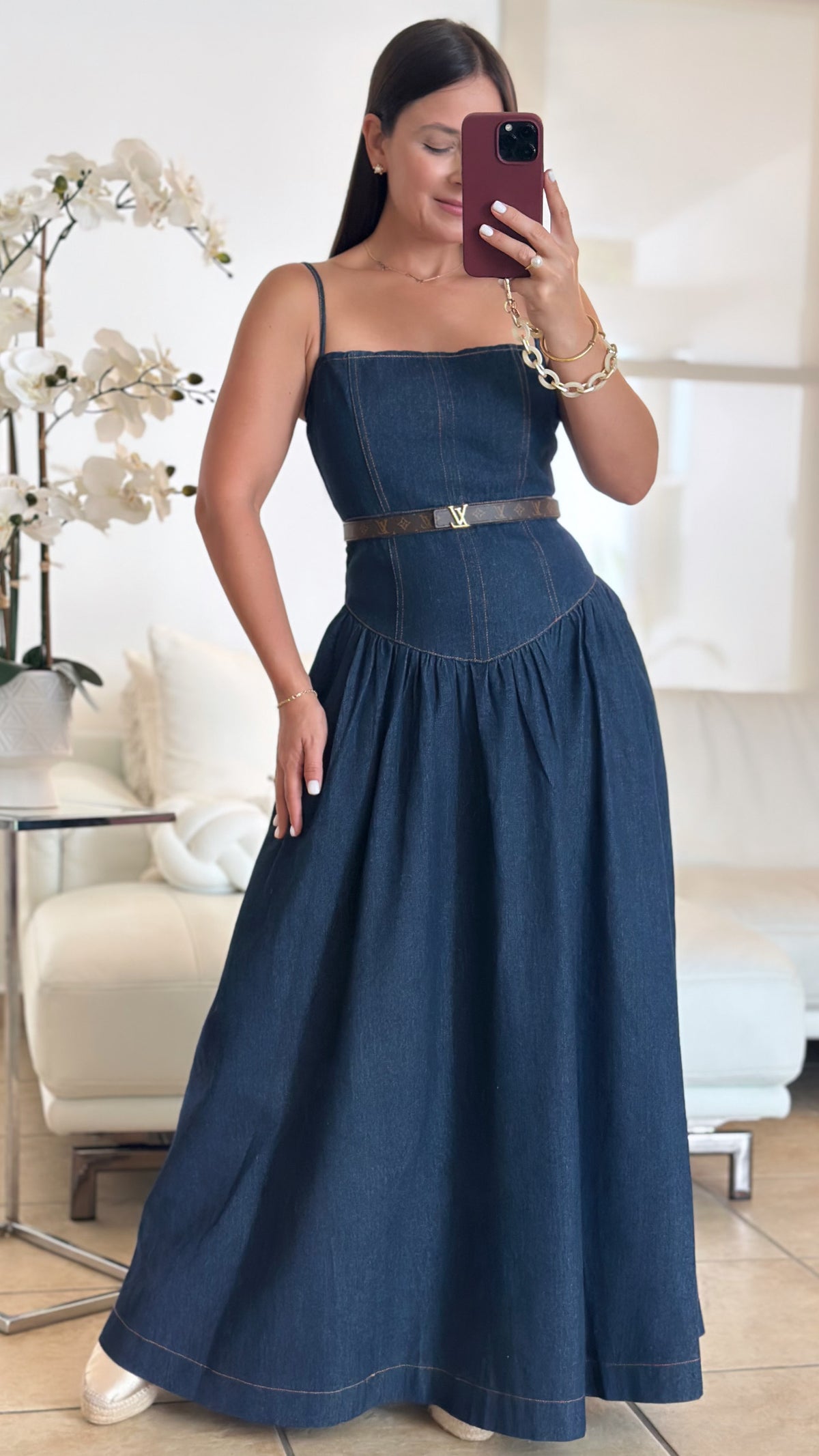 THE MONROE DENIM DRESS