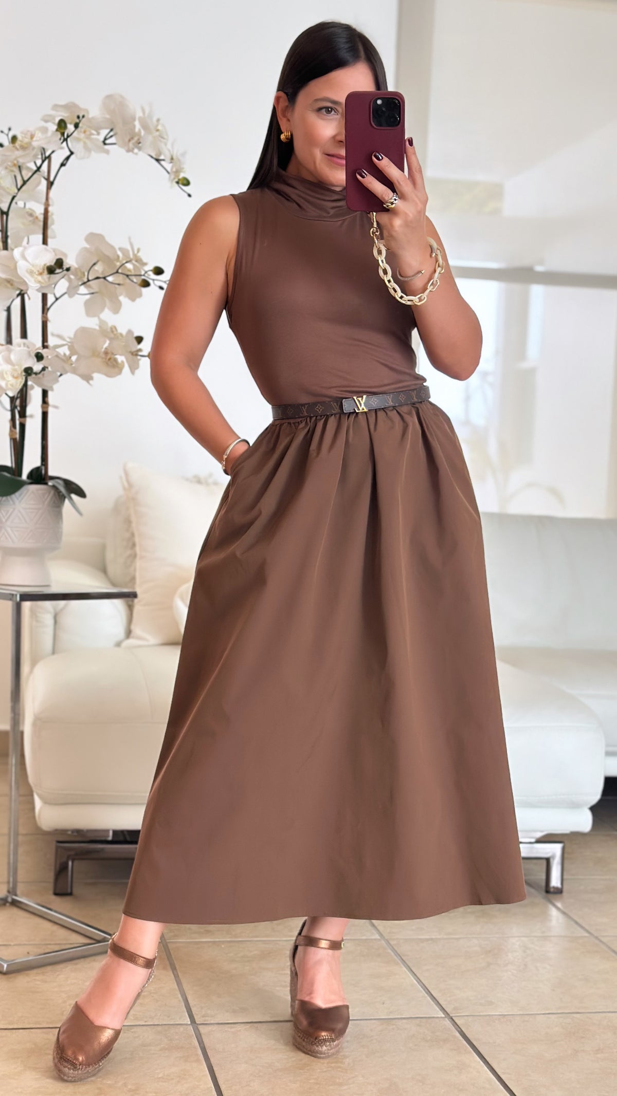 ALE BROWN DRESS