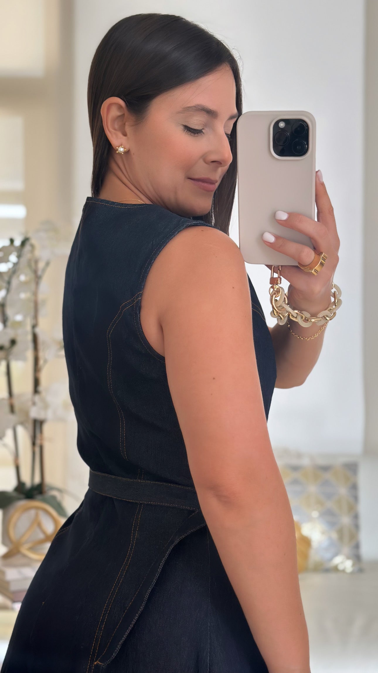 ELENA DENIM DRESS