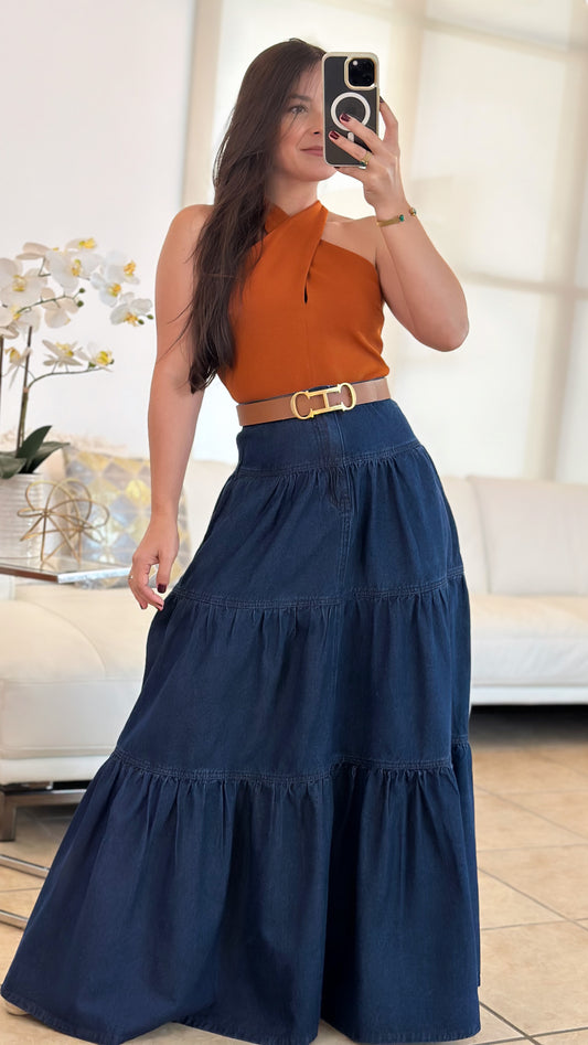 AIMEE DENIM SKIRT