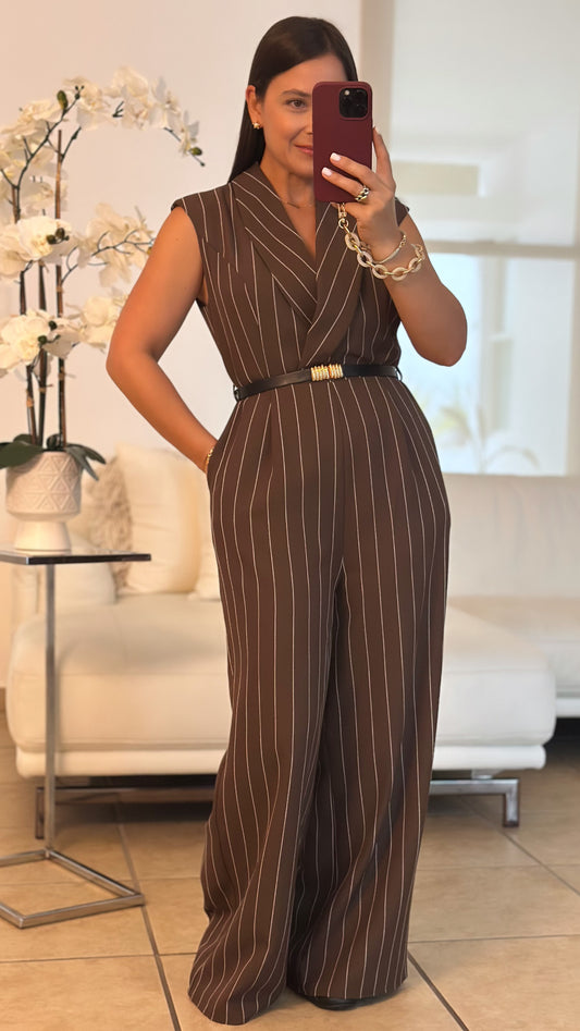MADELINE BROWN JUMPSUIT