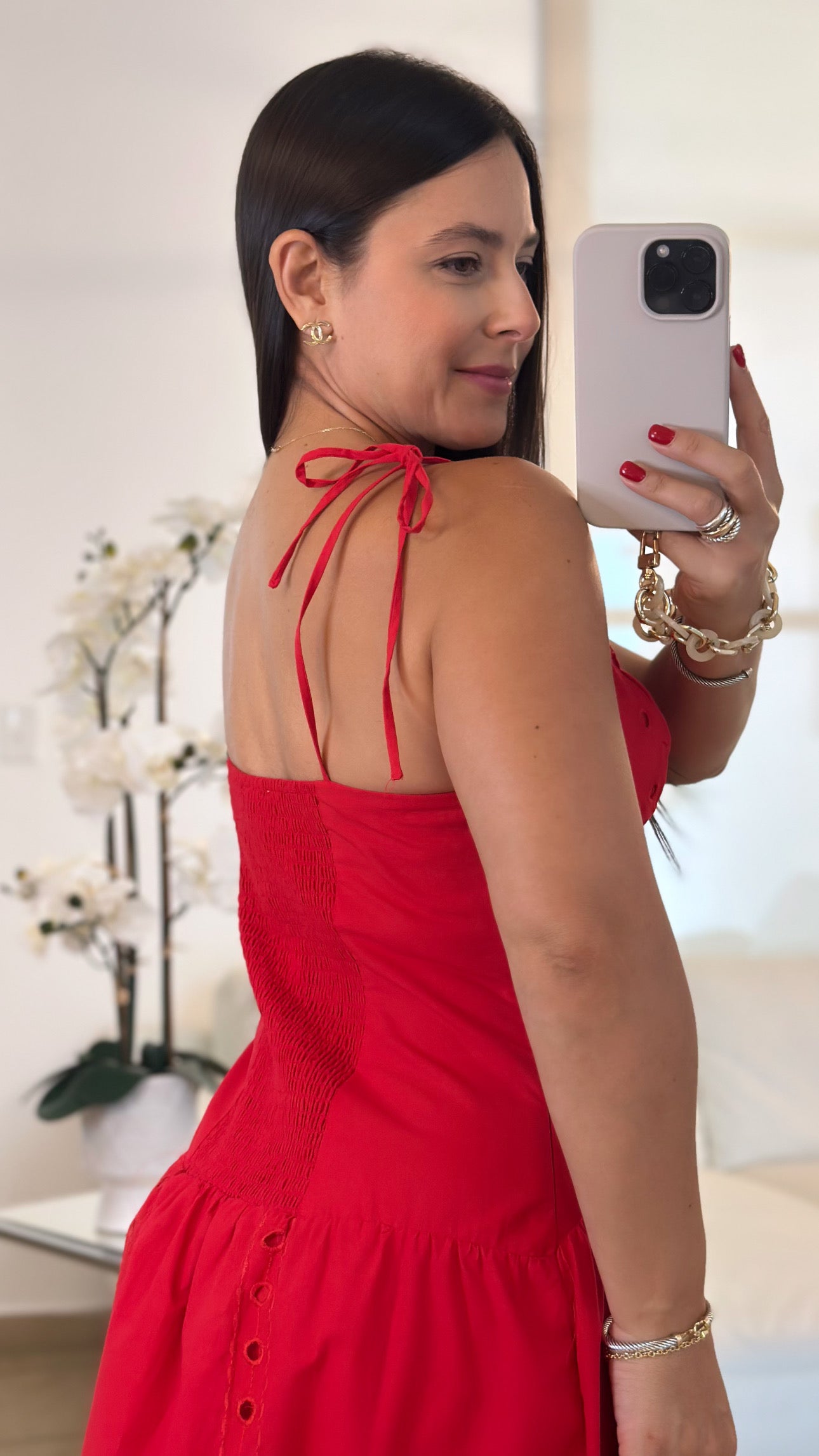 SCARLET MIDI DRESS
