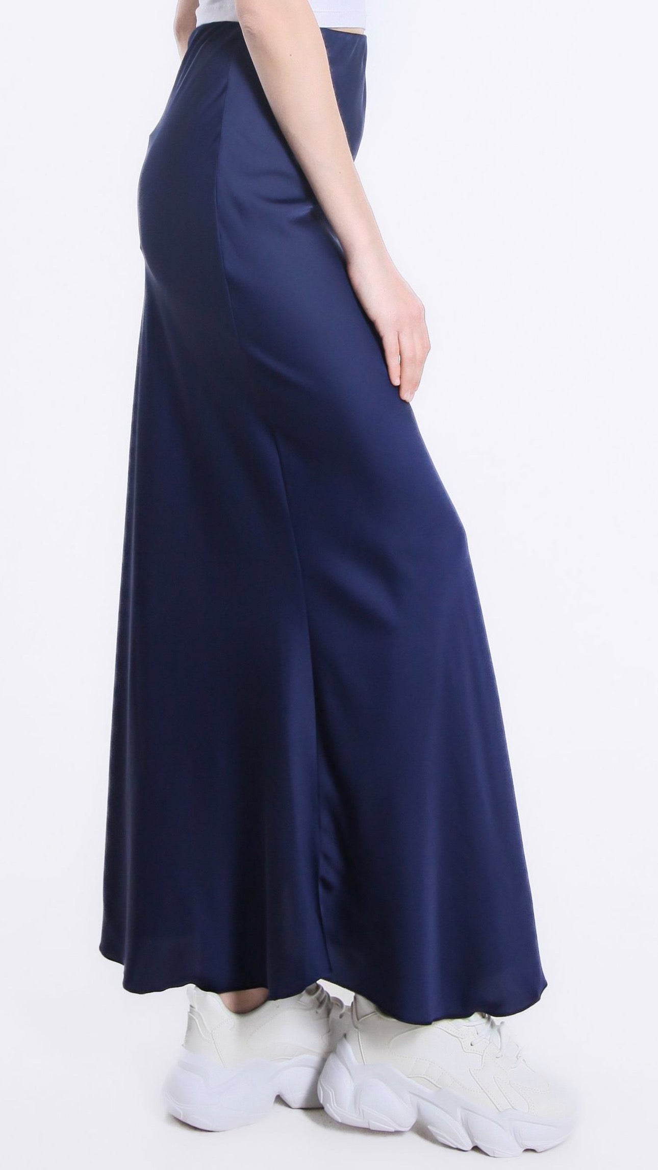 SEVILLA NAVY MAXI SKIRT