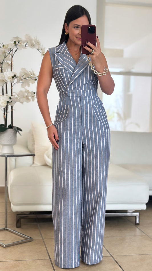 BETZY STRIPED JUMPSUIT