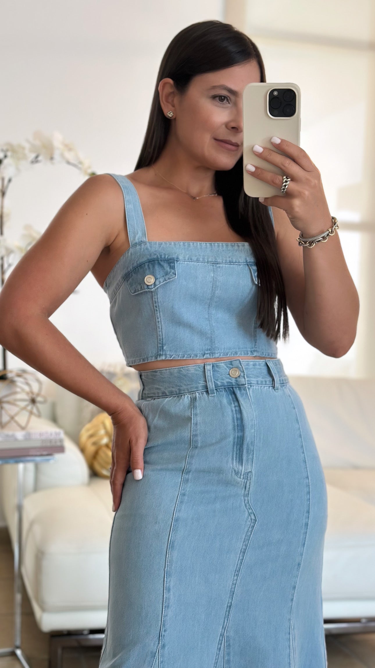 ELENIS DENIM SET