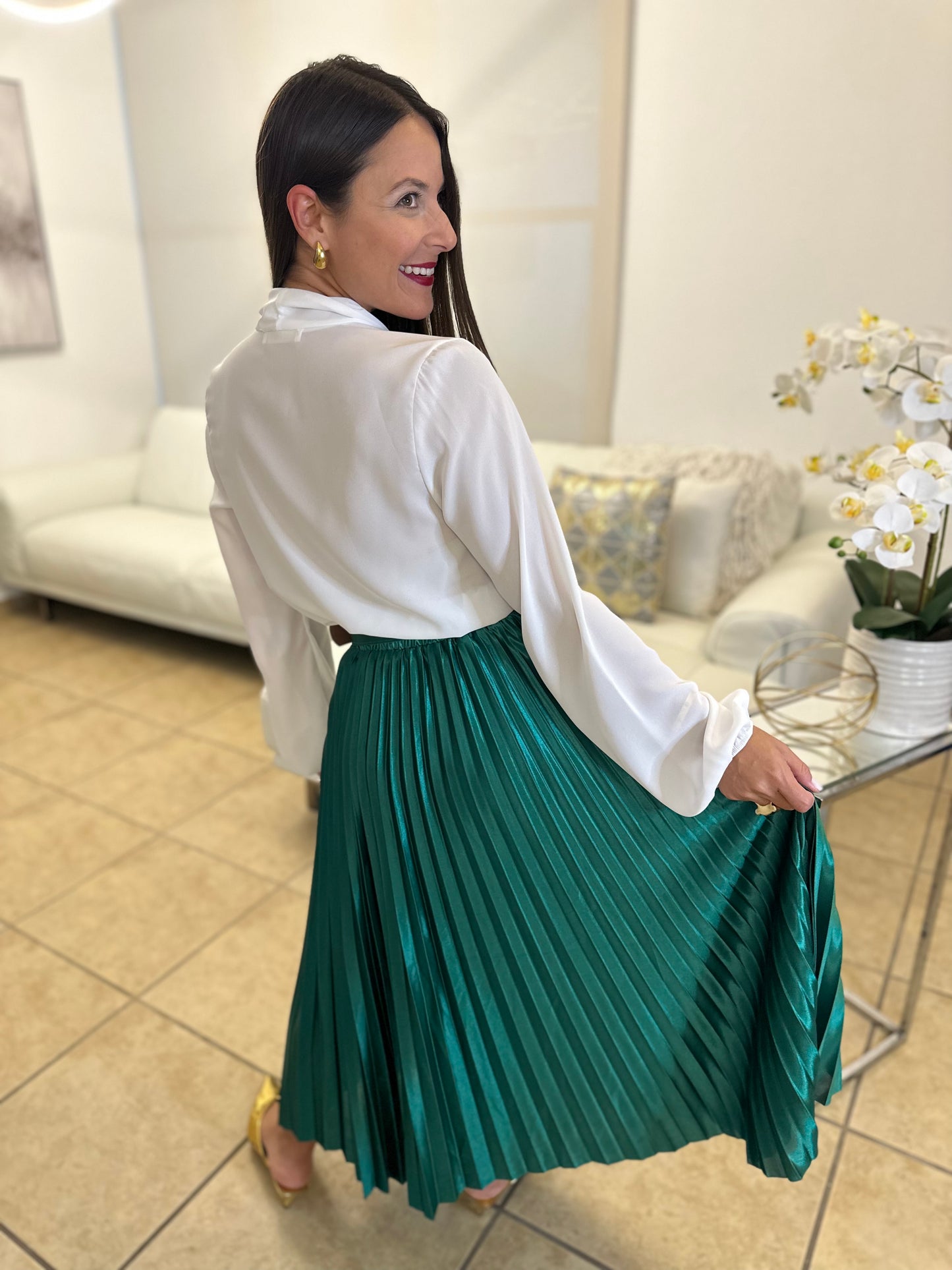 IRMARIE EMERALD SKIRT