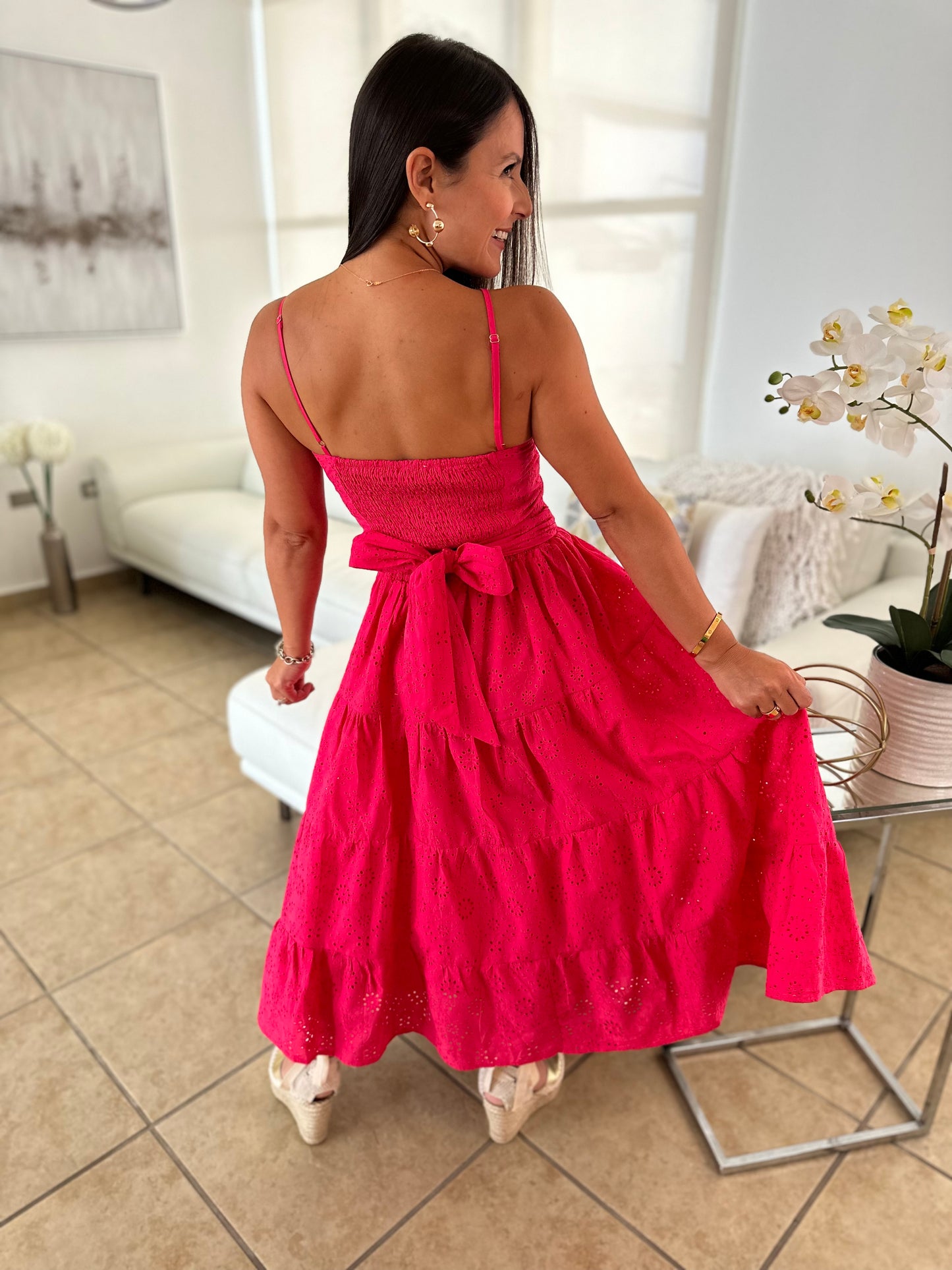 ESTEFANIA PINK PEACOCK SET