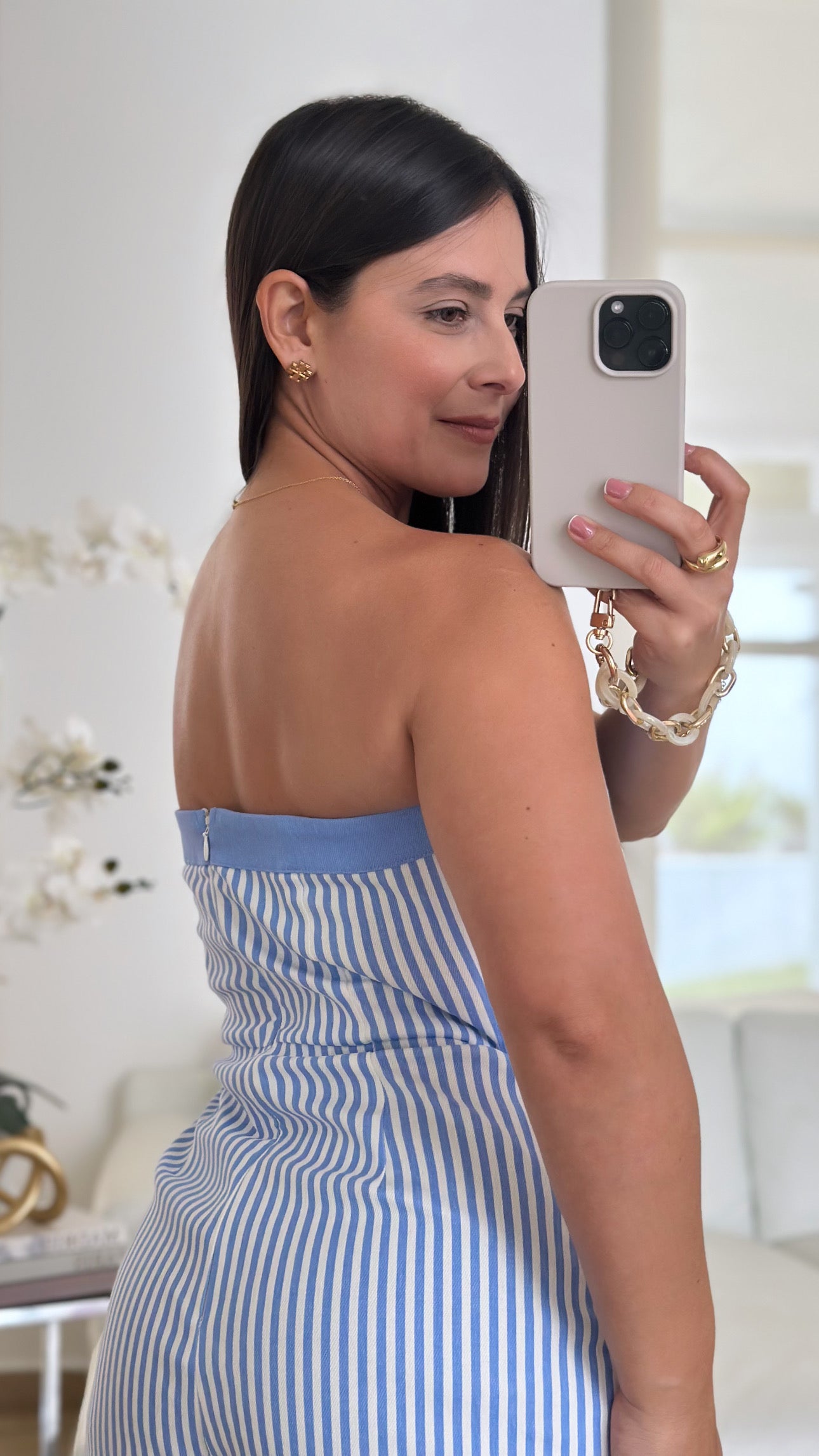 STRIPED ROMPER