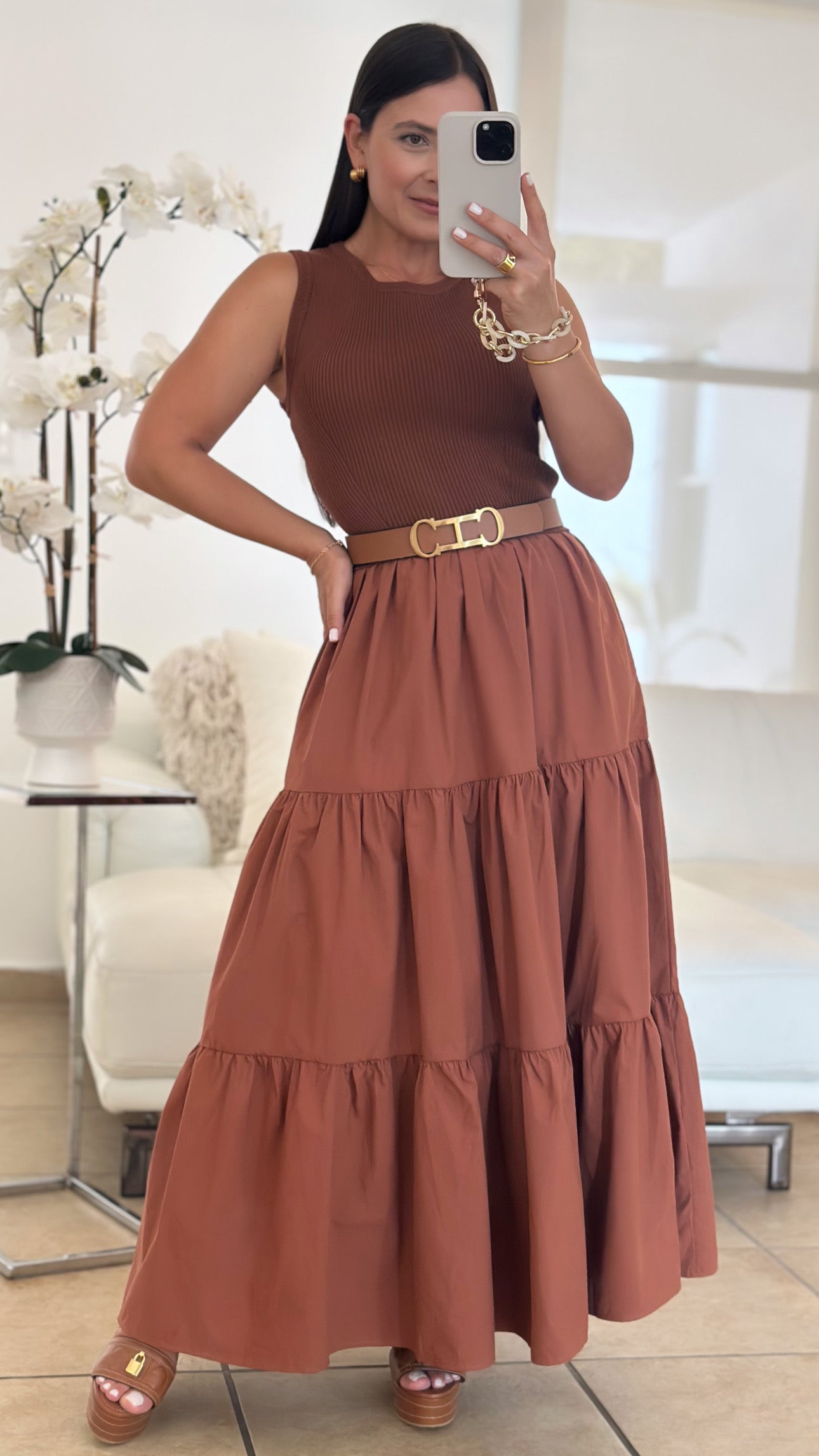 AUTUMN MIDI DRESS