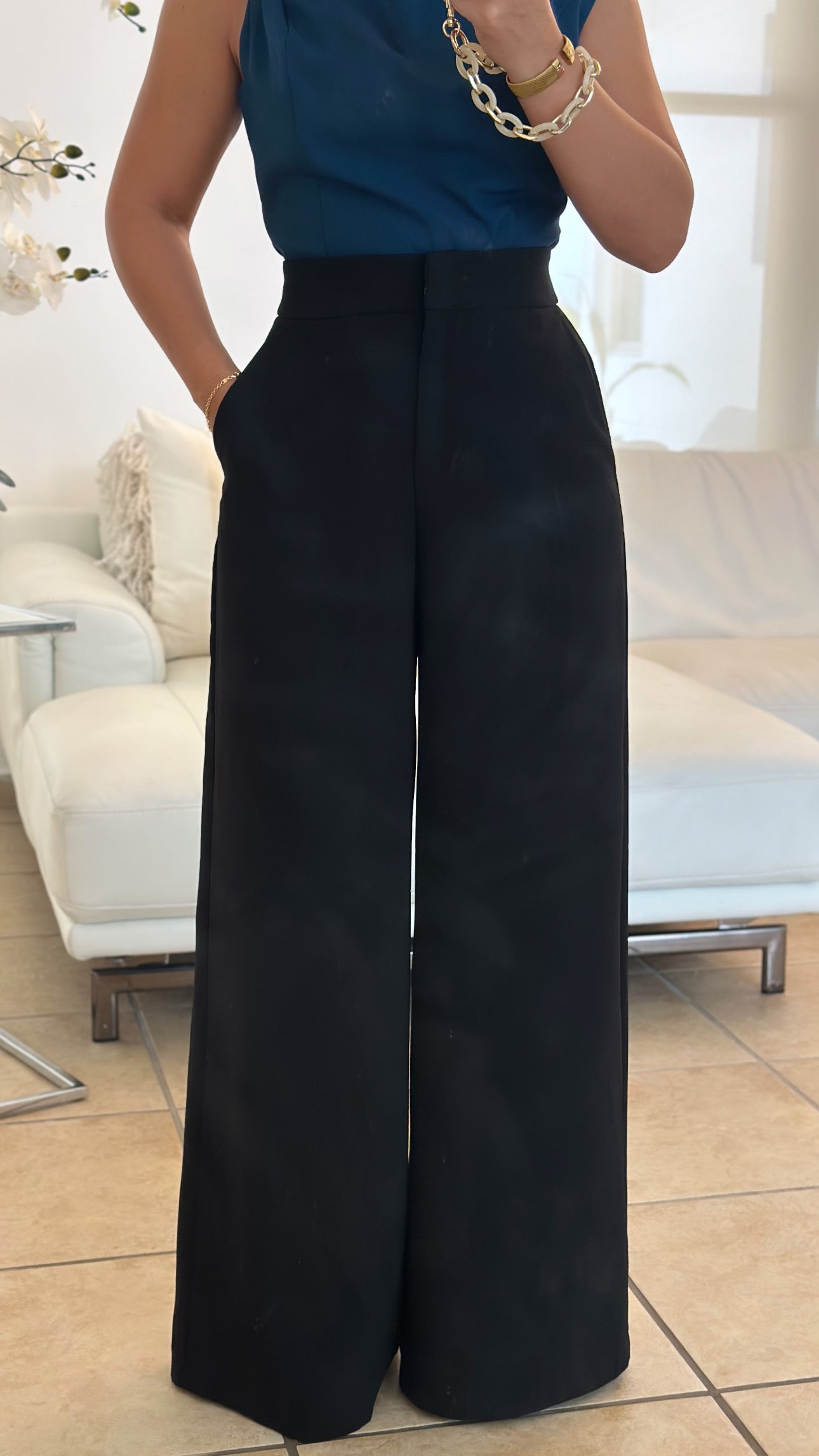 TAILORED BLACK PANT