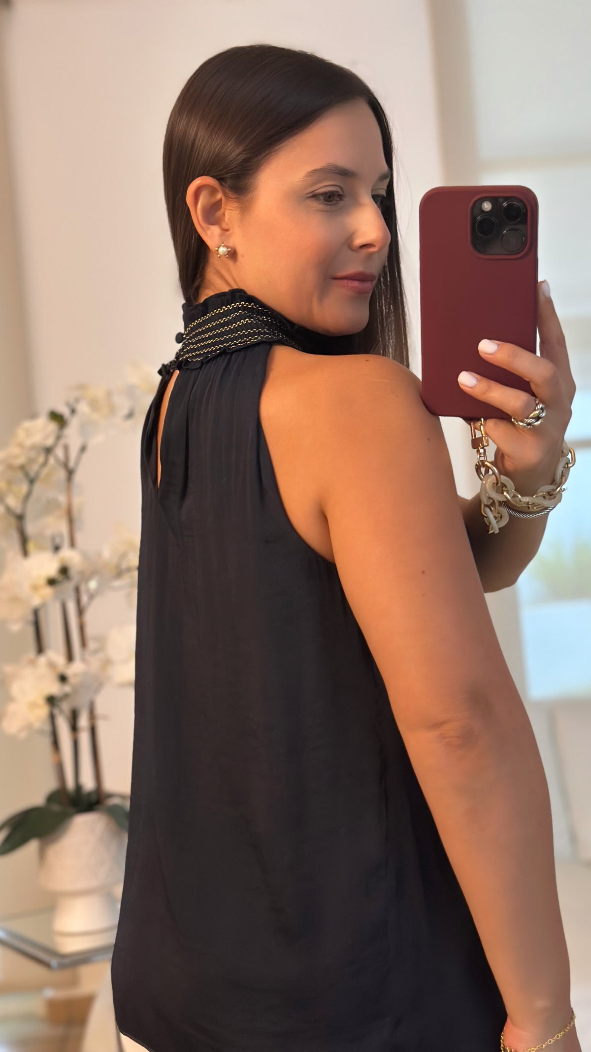 EMA NAVY BLOUSE