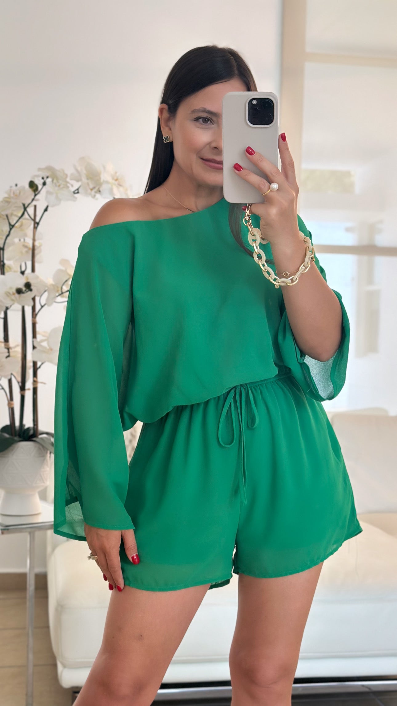 EMERALD MUSE ROMPER