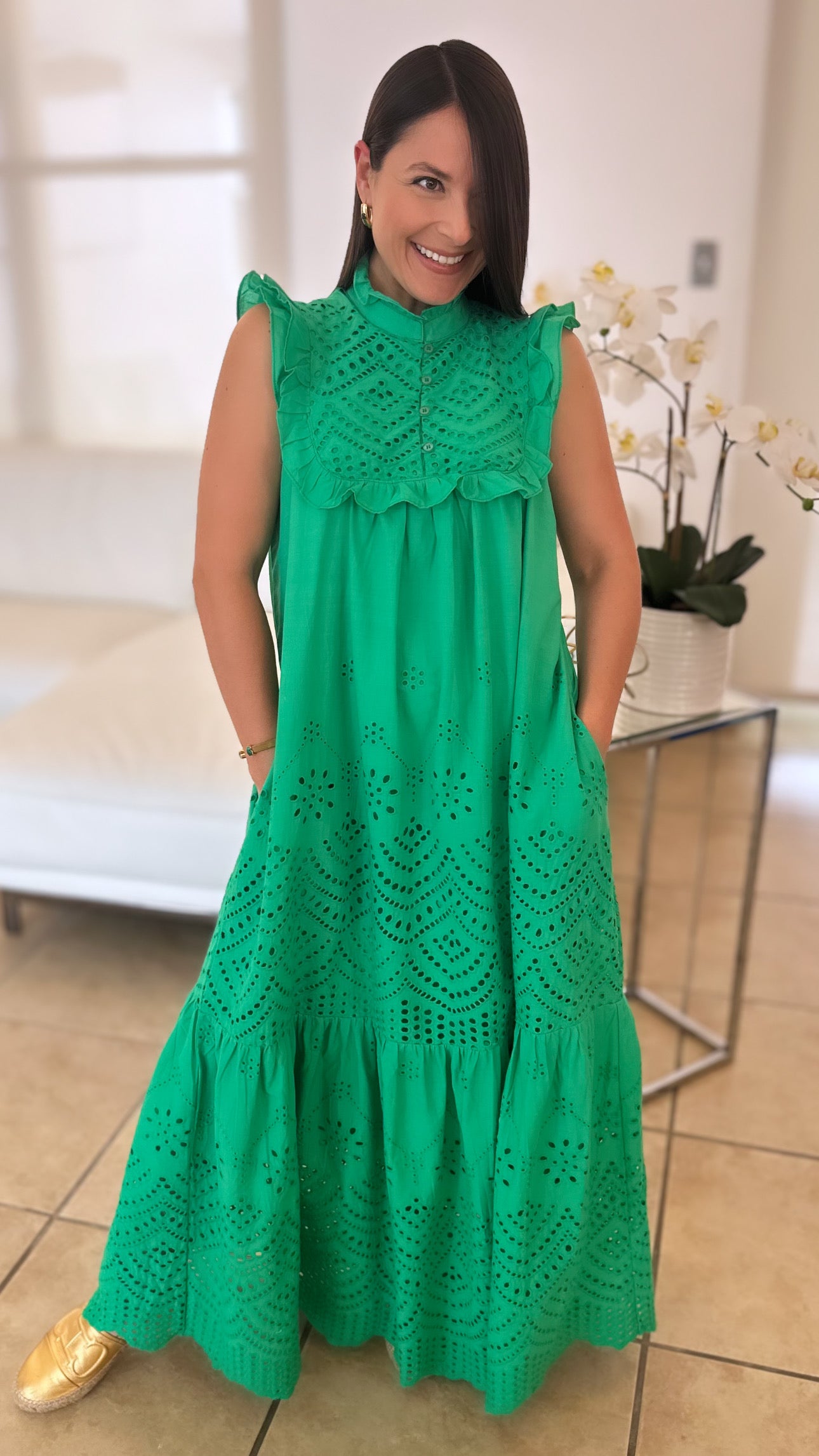 NAELI EMERALD DRESS