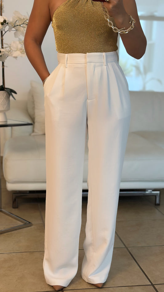 OFF WHITE TAILORED PANT