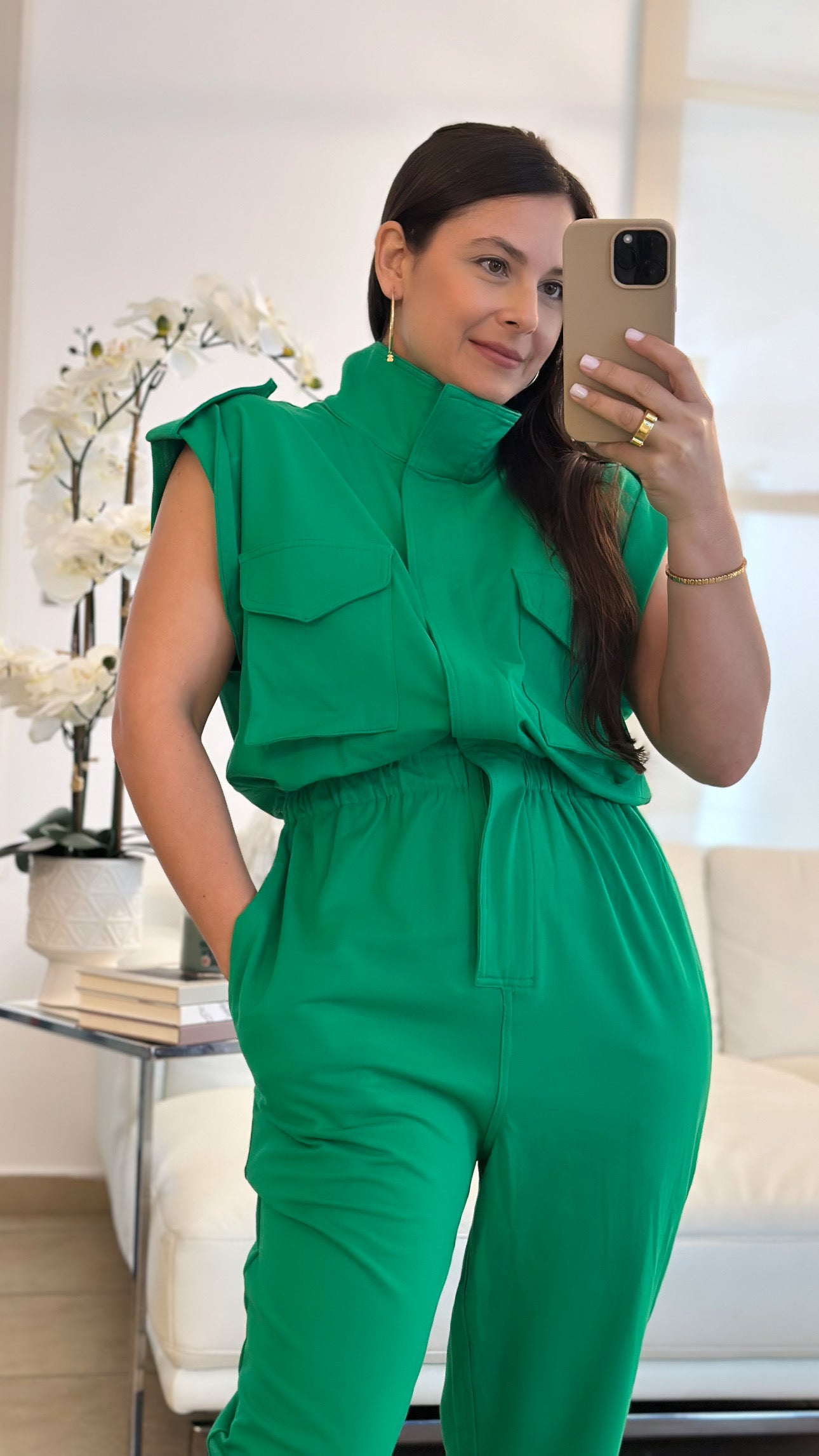 ADELIS EMERALD JUMPSUIT