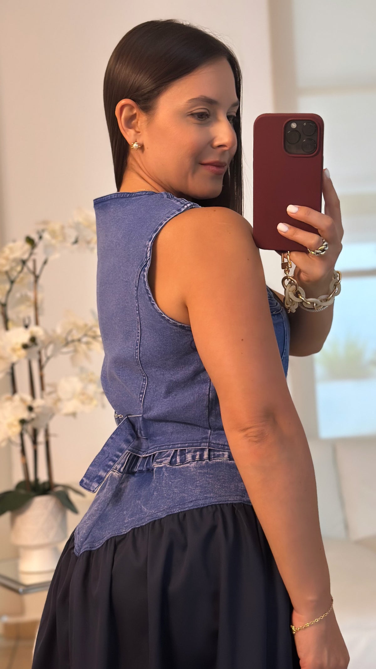 ERA DENIM SKIRT SET