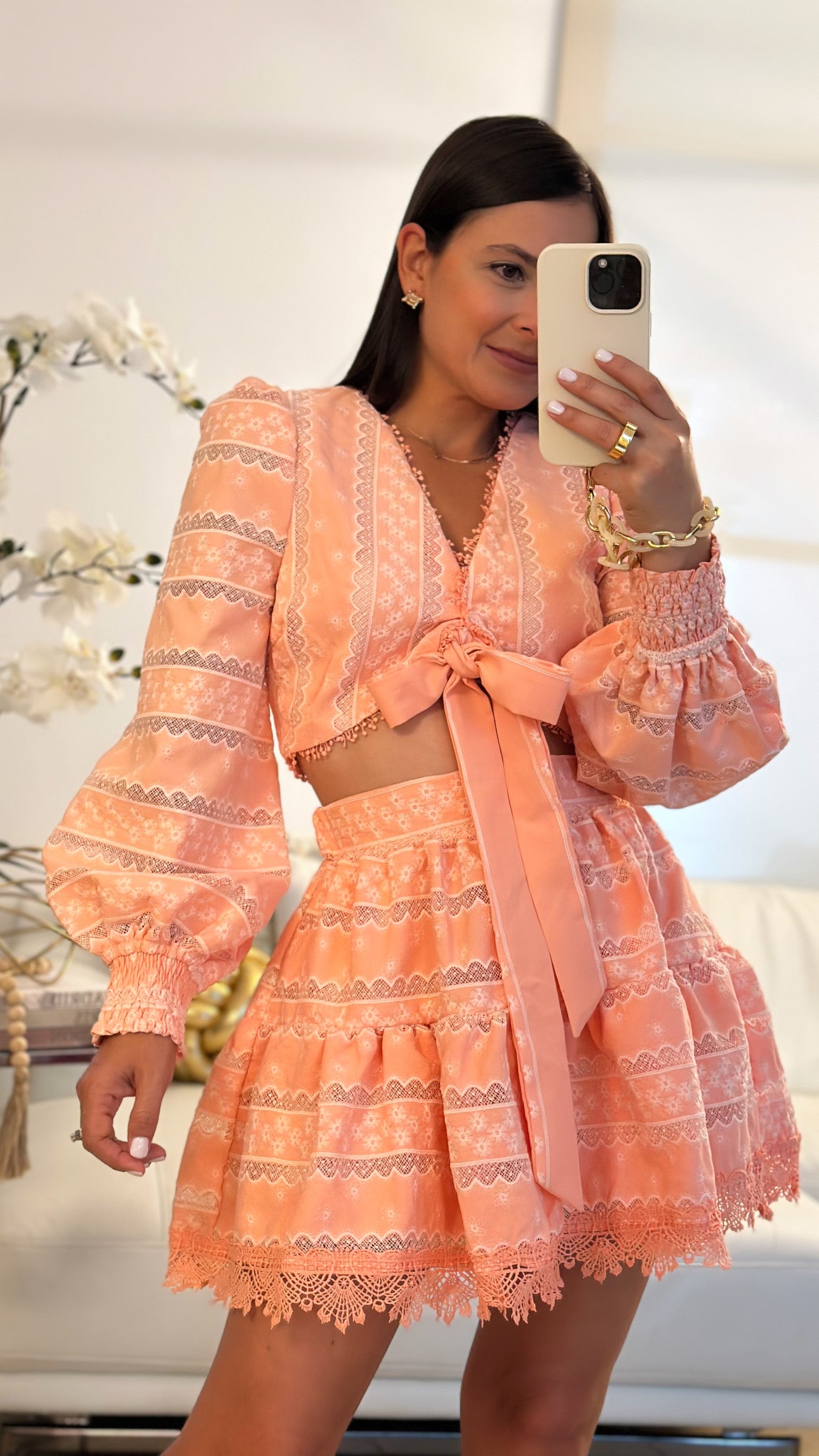IDELISA CORAL SET