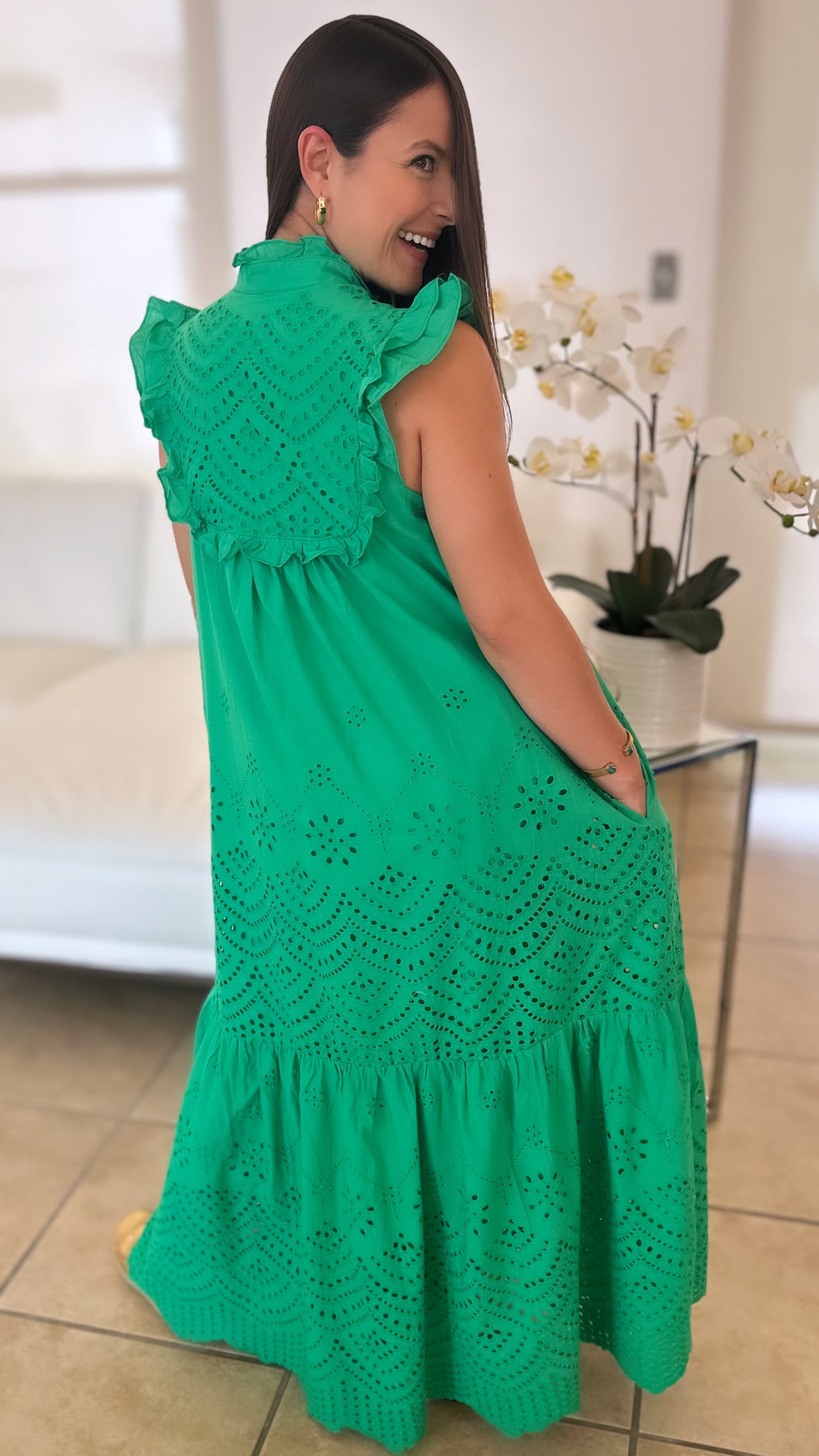 NAELI EMERALD DRESS