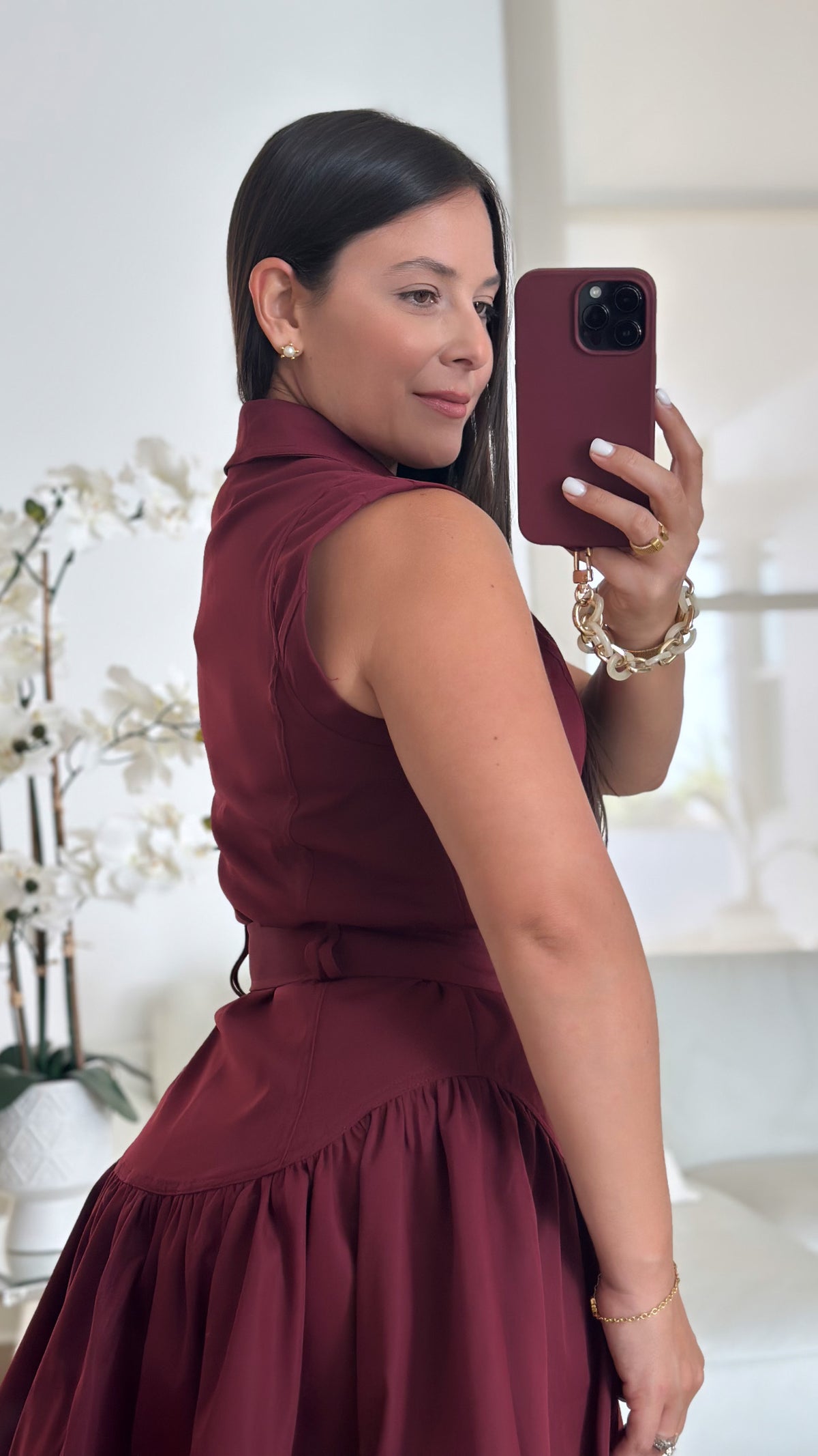 BORDEAUX DRESS