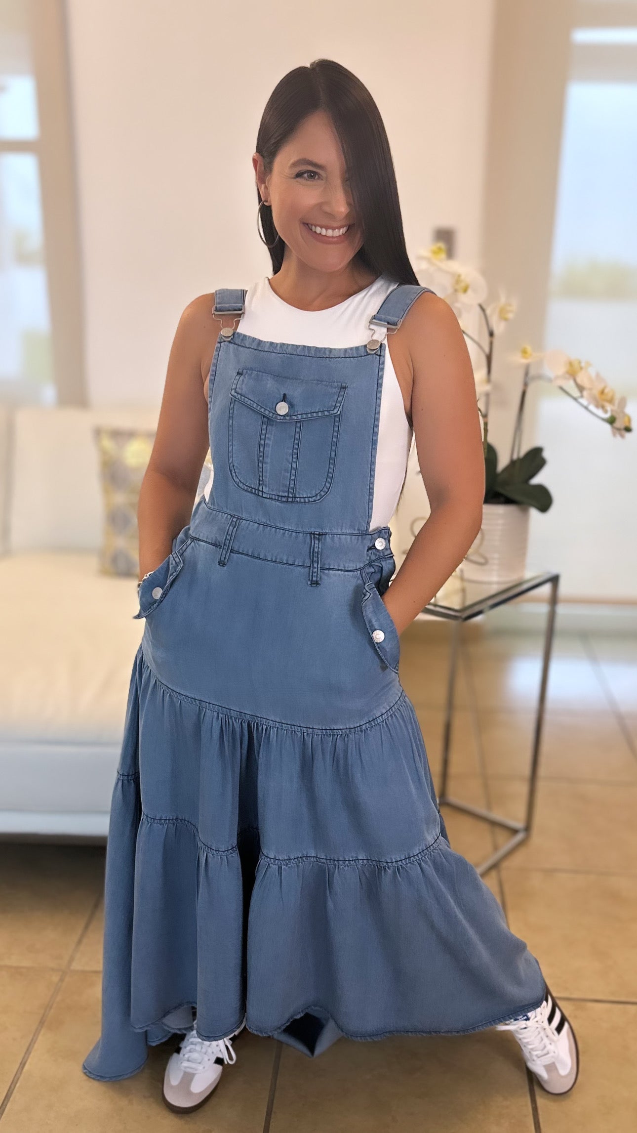 CECILLE OVERALL DRESS