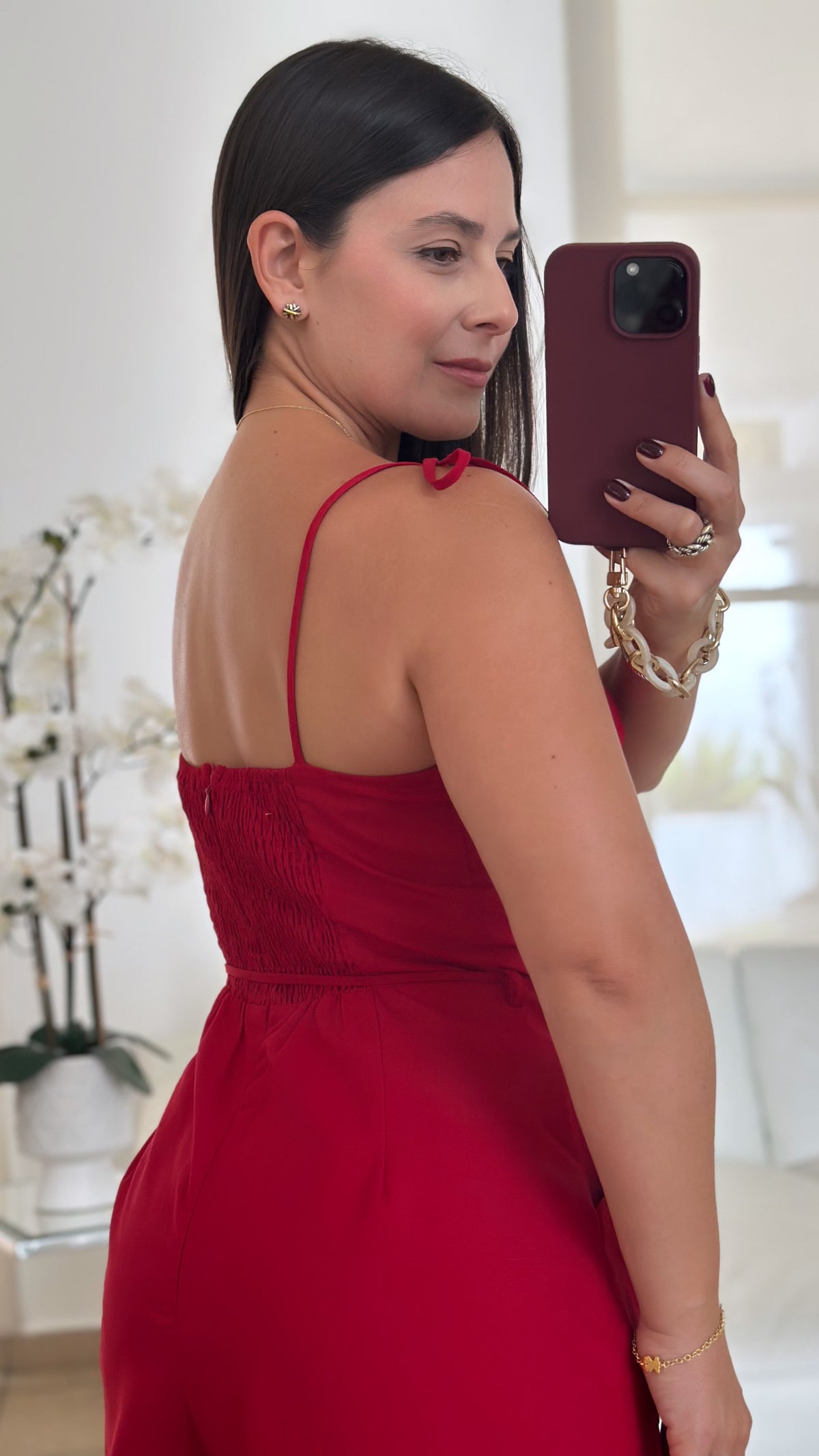 BELMAR RED JUMPSUIT