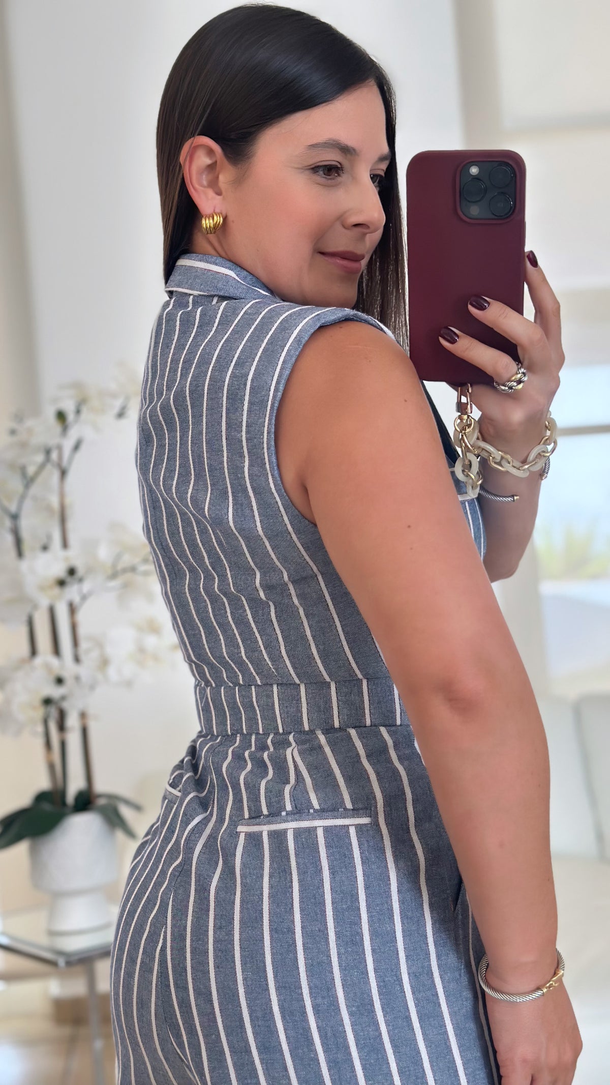 BETZY STRIPED JUMPSUIT