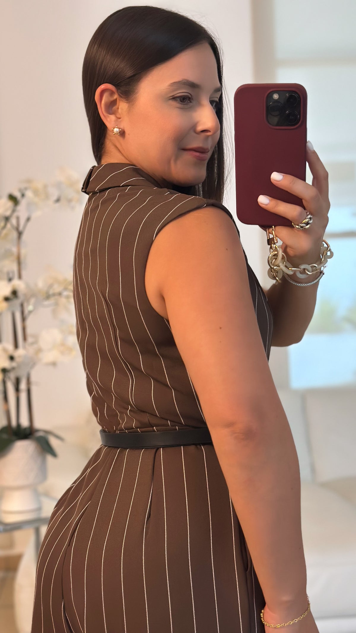 MADELINE BROWN JUMPSUIT