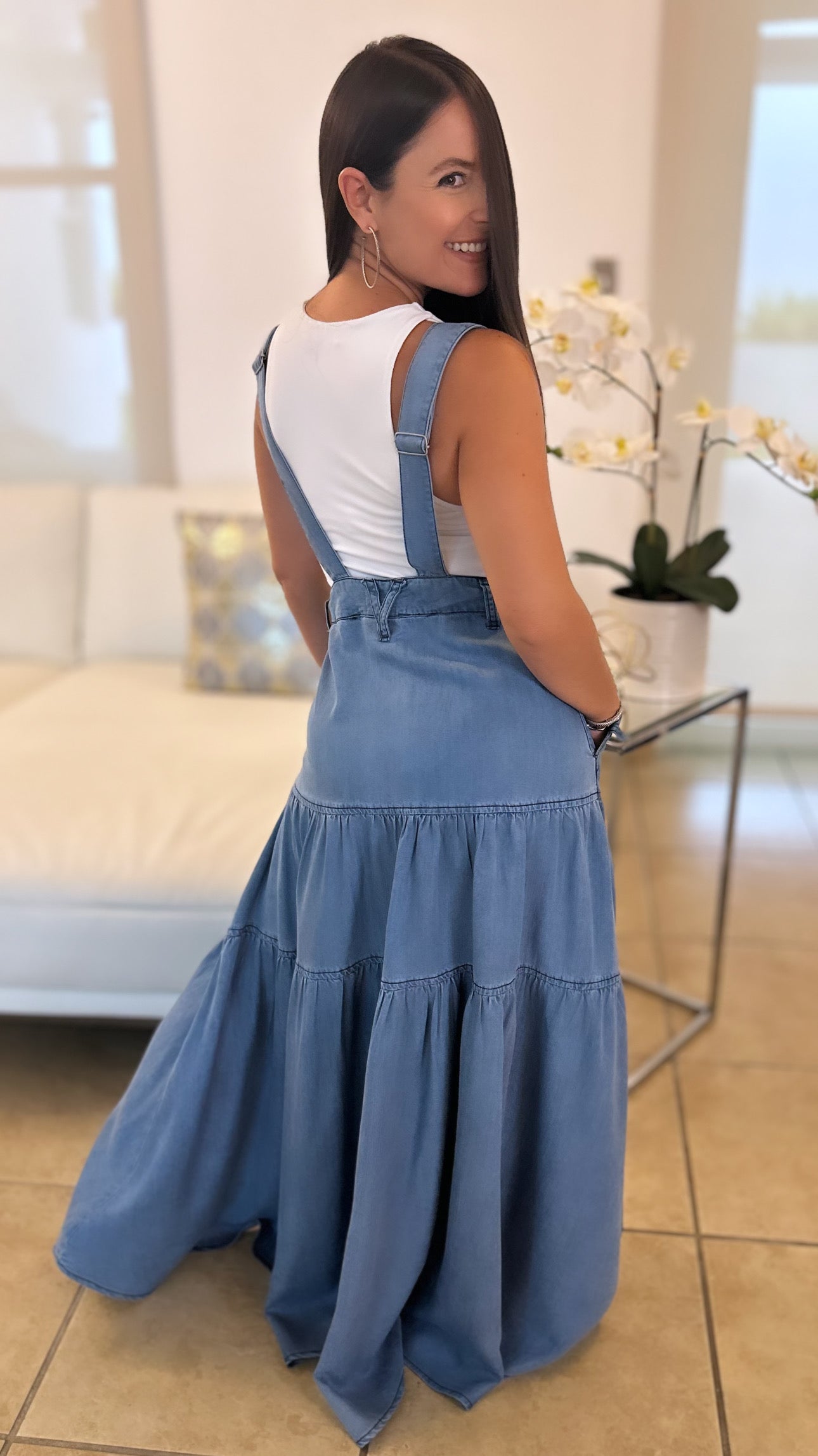 CECILLE OVERALL DRESS