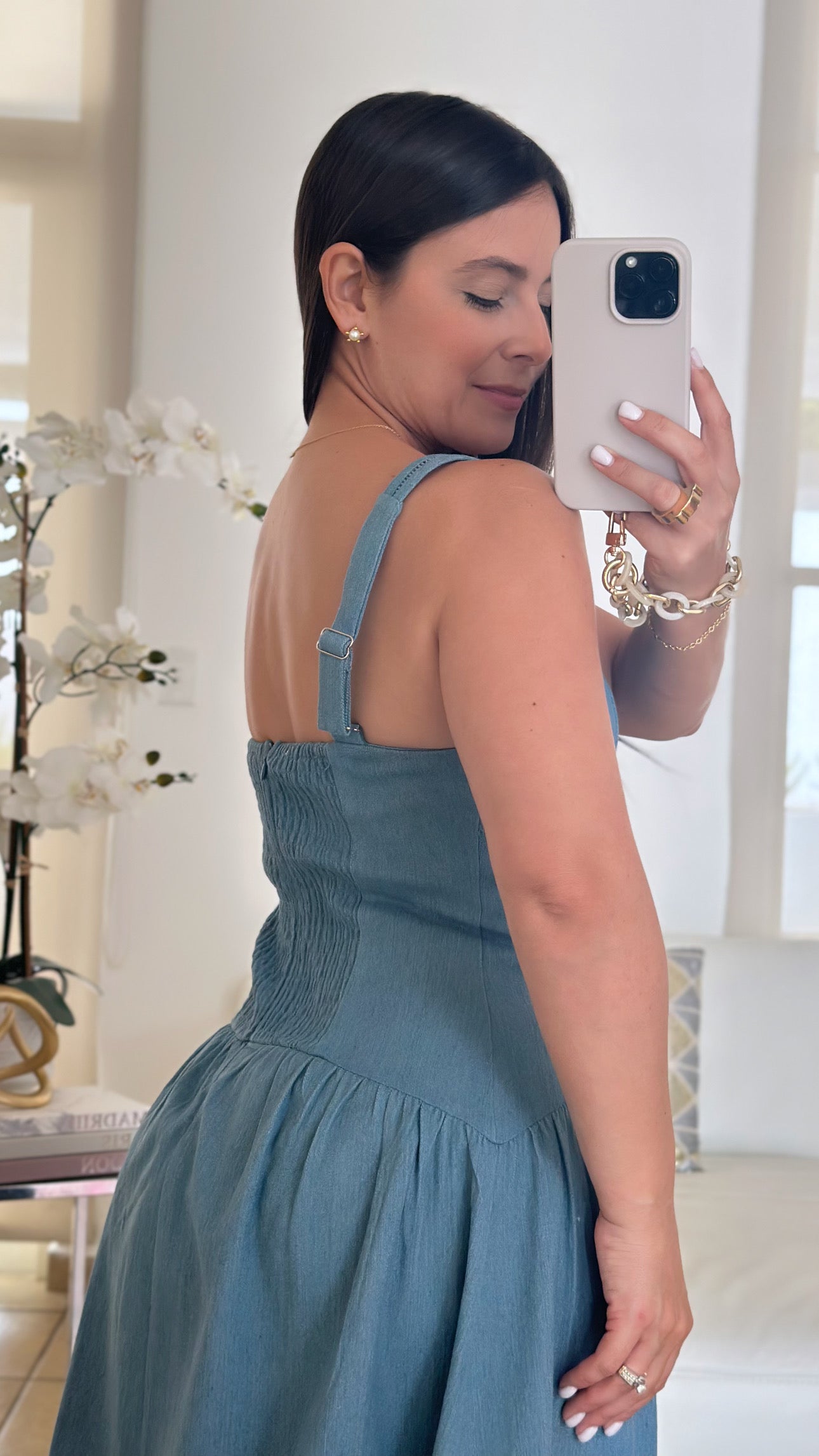 VICTORIA DENIM DRESS