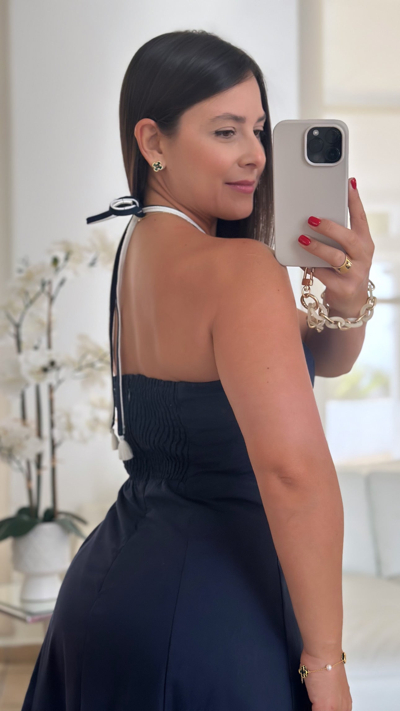 NAVY LUXE MAXI
