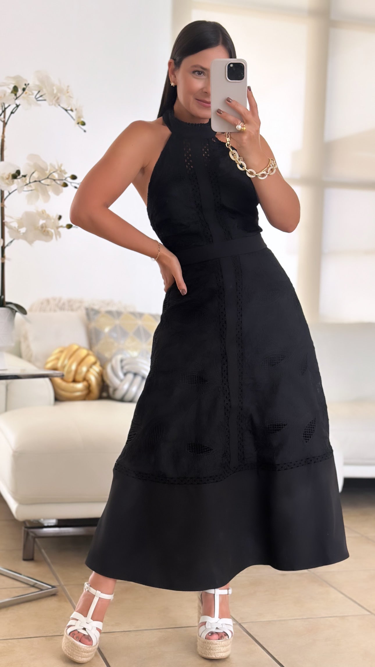 ANGELA BLACK DRESS