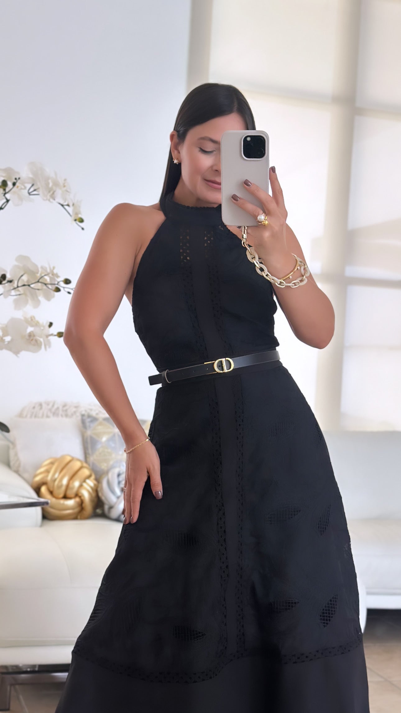 ANGELA BLACK DRESS