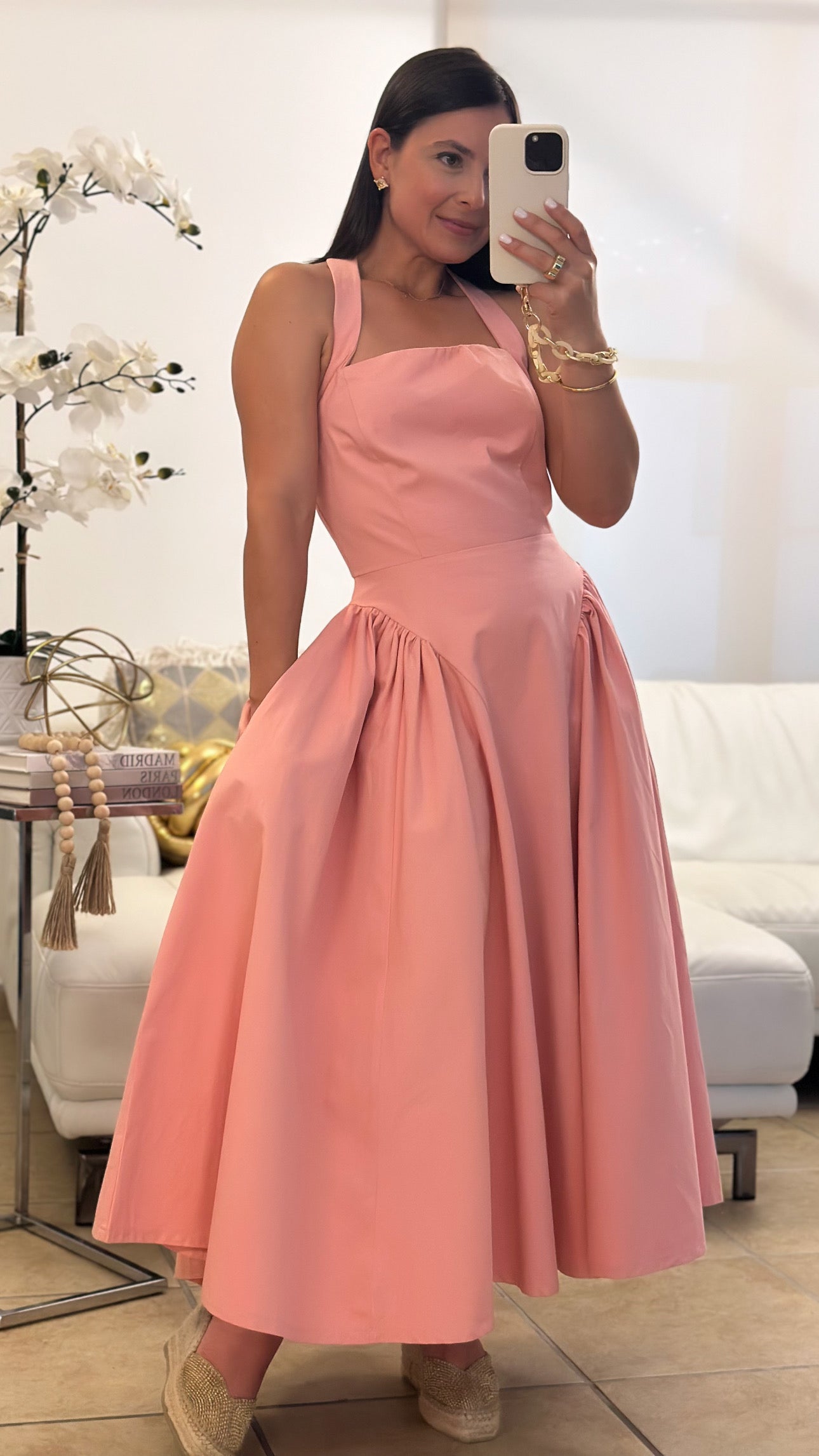 DIANA HALTER DRESS