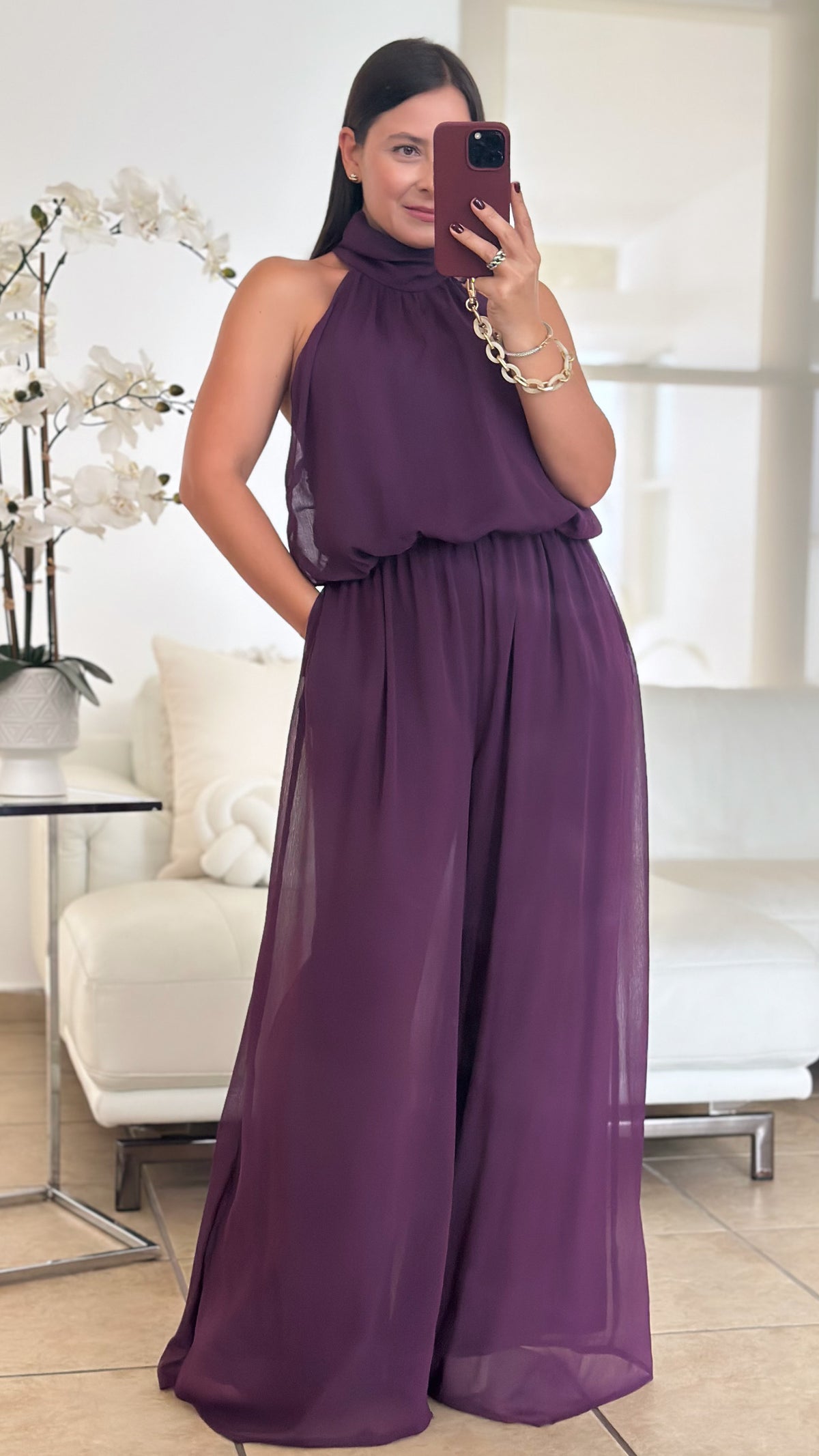 AMETHYST FLOW JUMPSUIT
