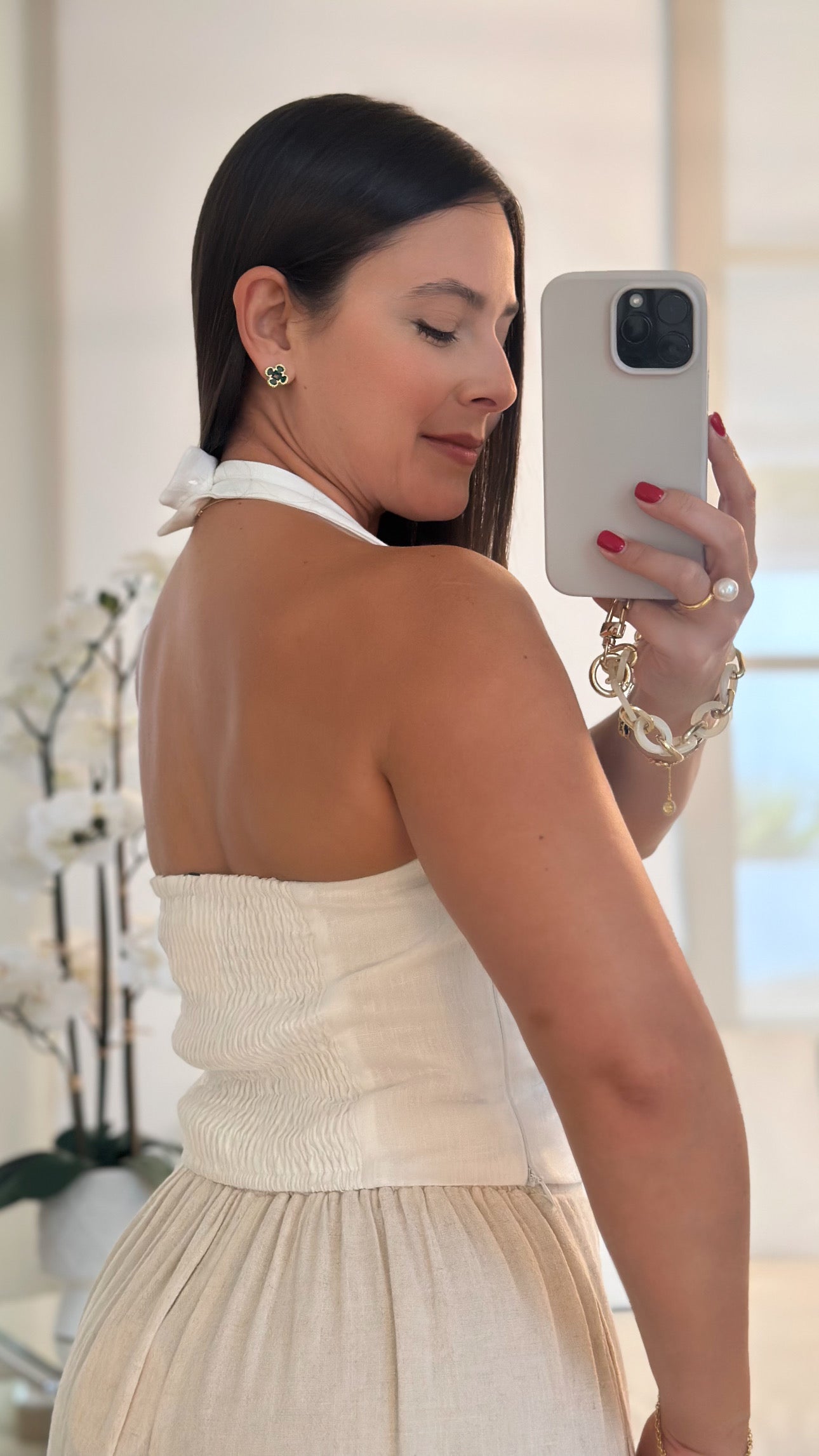 ZOE LINEN TOP