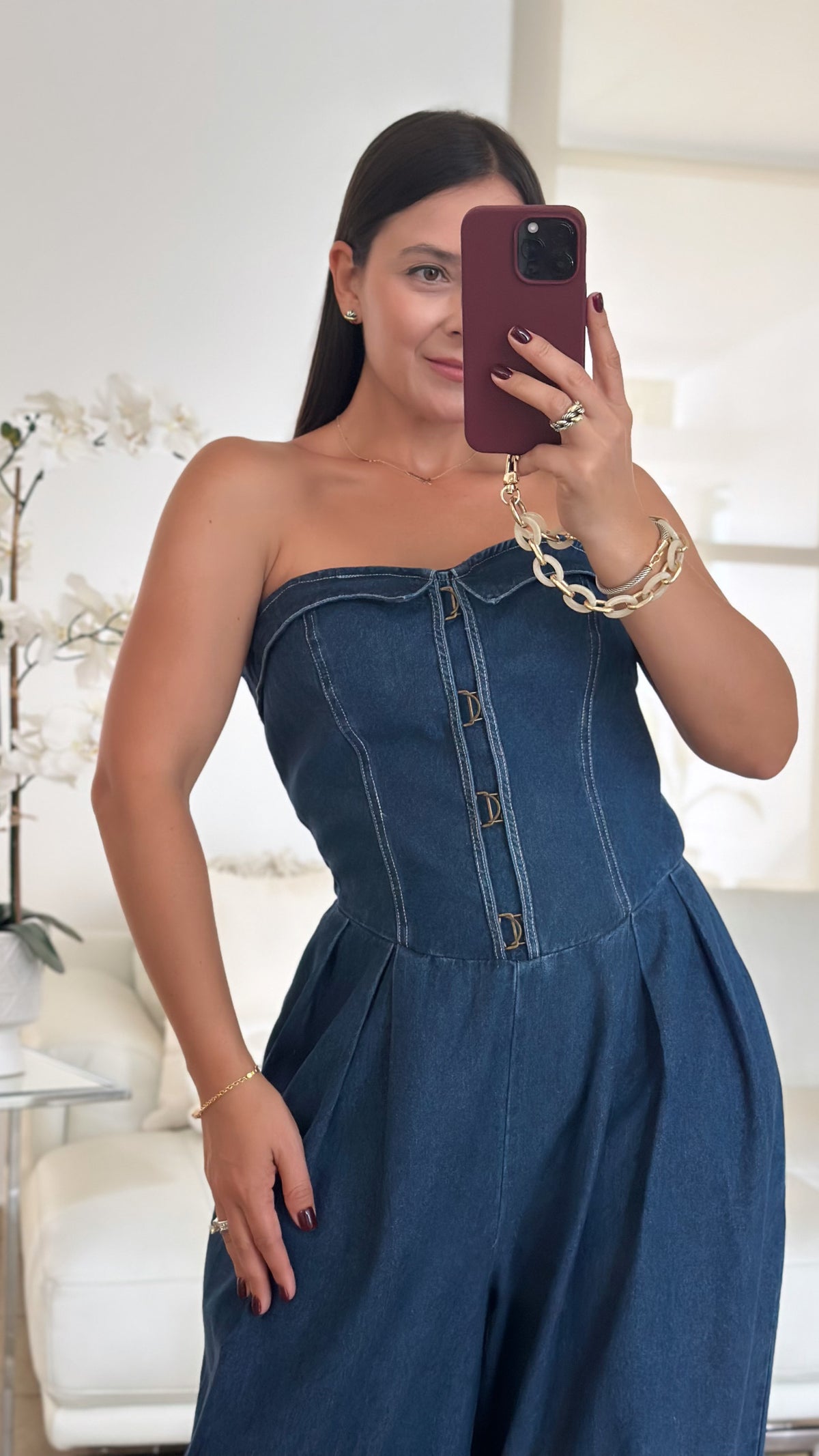HELEN DENIM JUMPSUIT