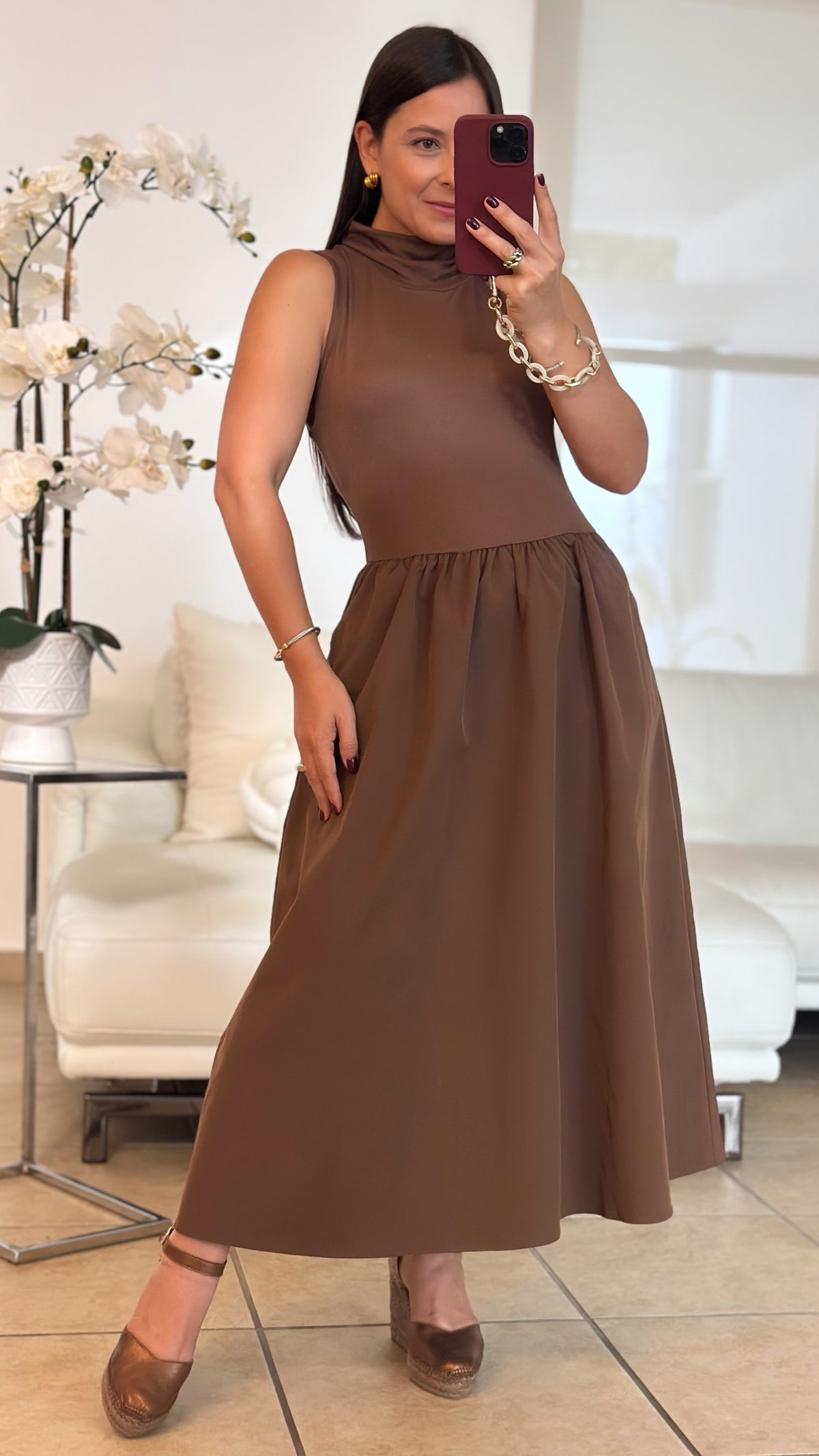 ALE BROWN DRESS