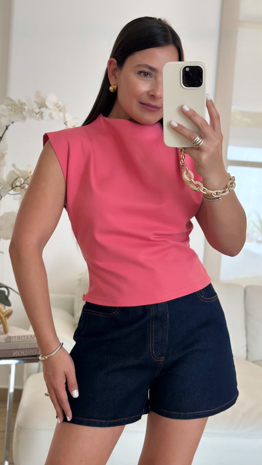 KAREN CORAL TOP