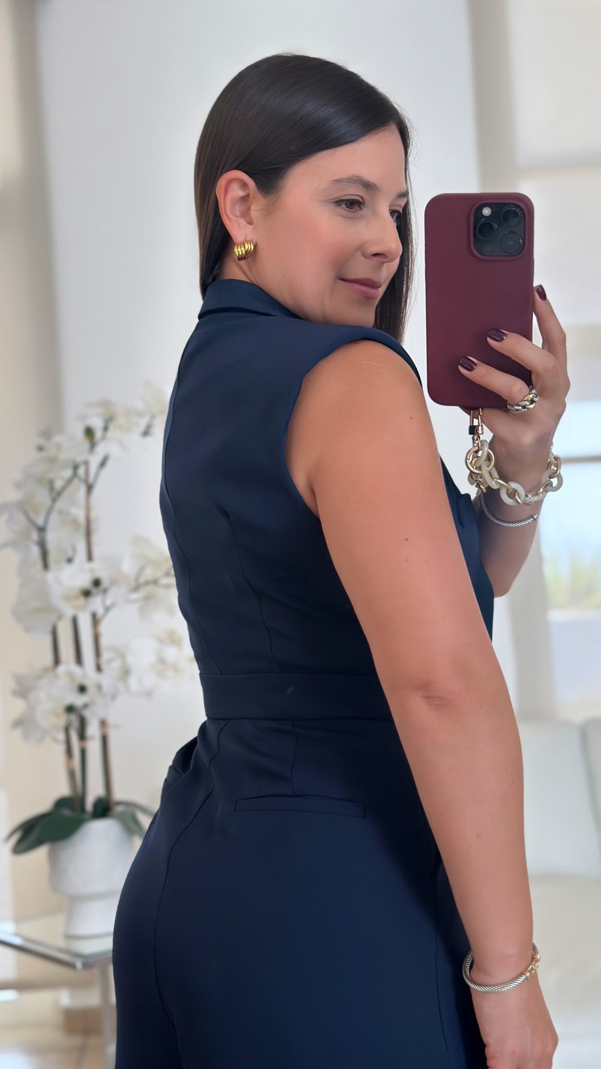 BETZY NAVY JUMPSUIT