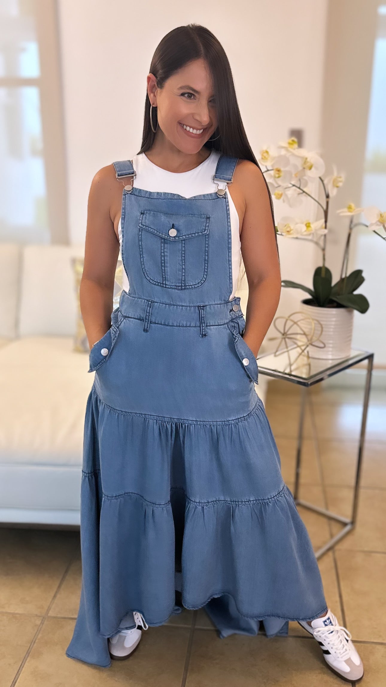 CECILLE OVERALL DRESS