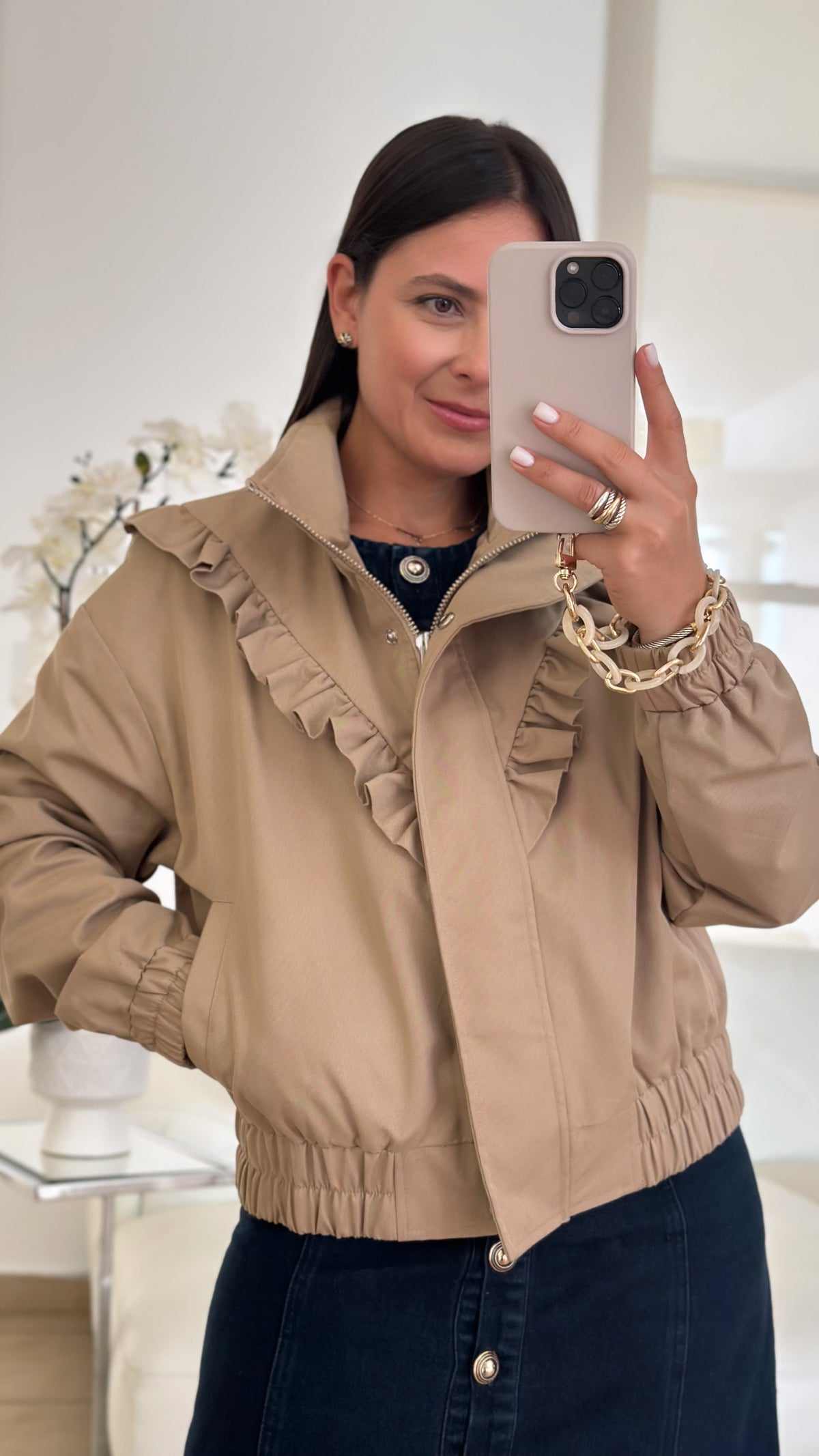 CAMILLE RUFFLE JACKET
