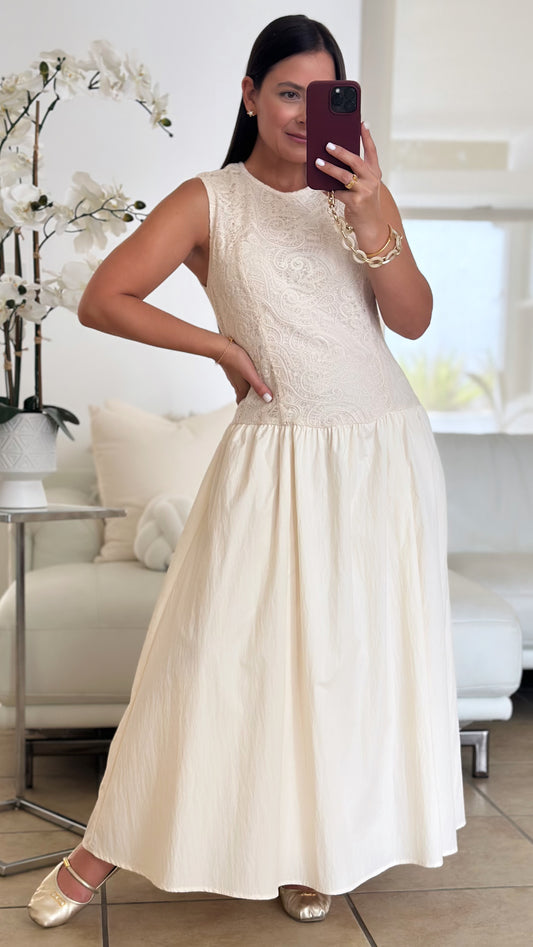 IVORY BLOOM DRESS