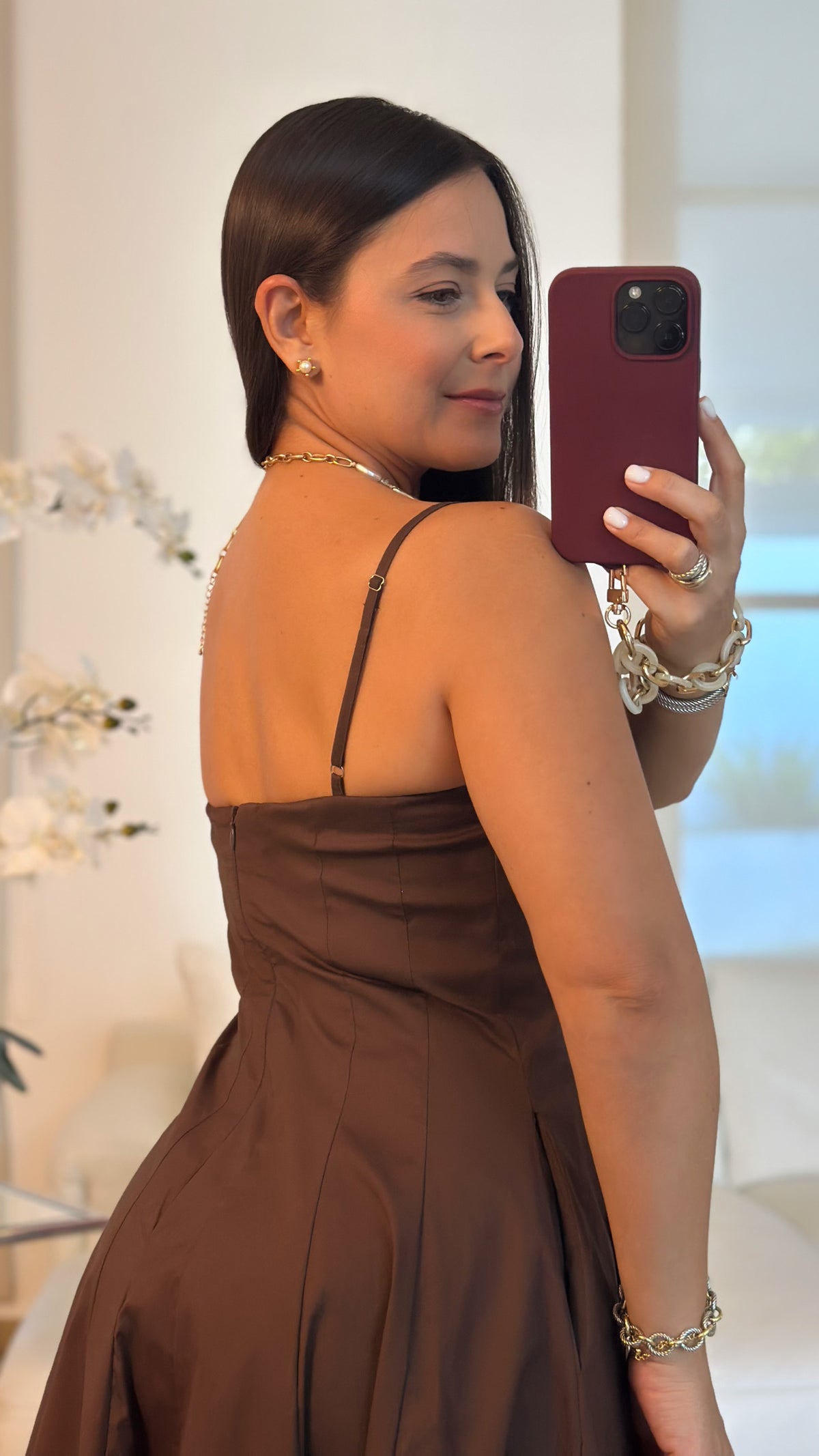 THE MOCHA ELEGANCE DRESS