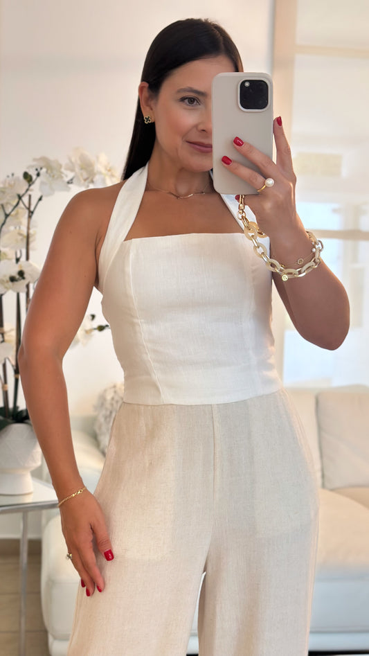 ZOE LINEN TOP