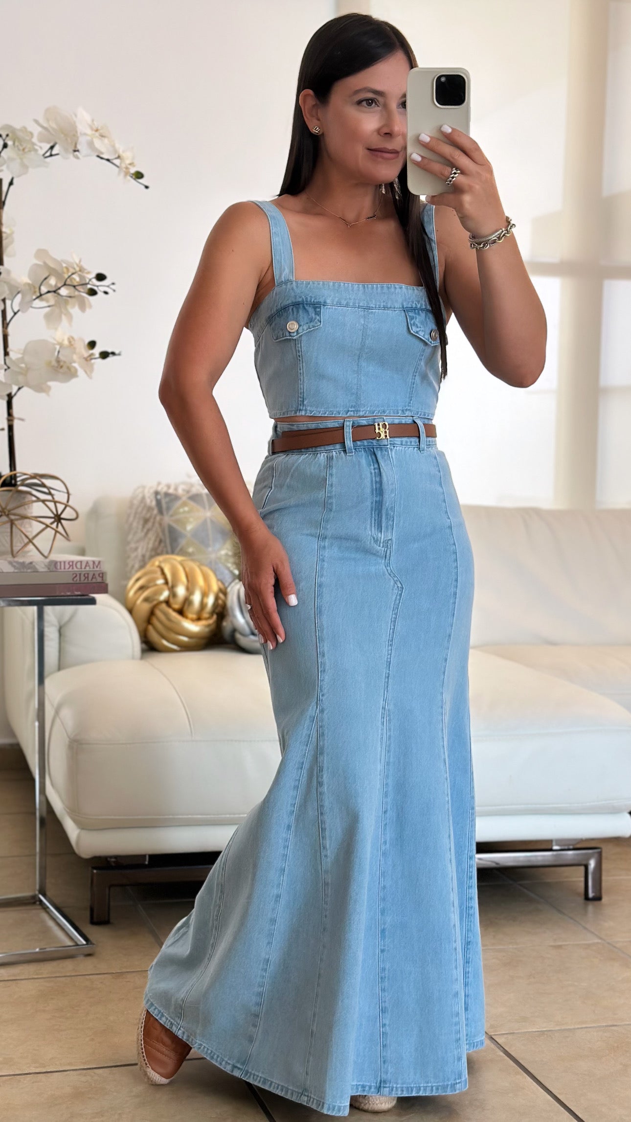 ELENIS DENIM SET