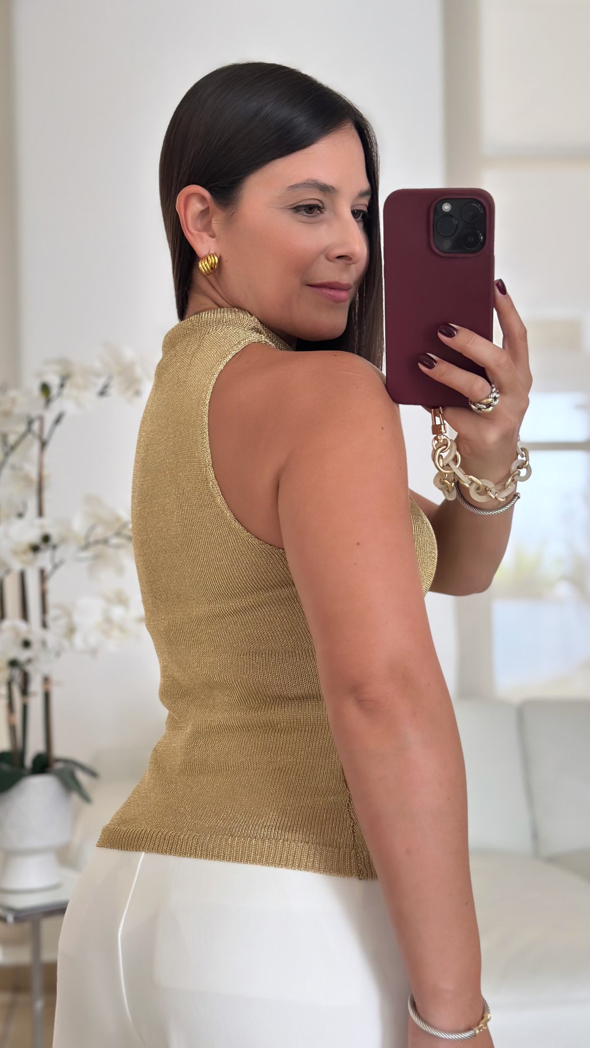 GOLD LUXE TOP