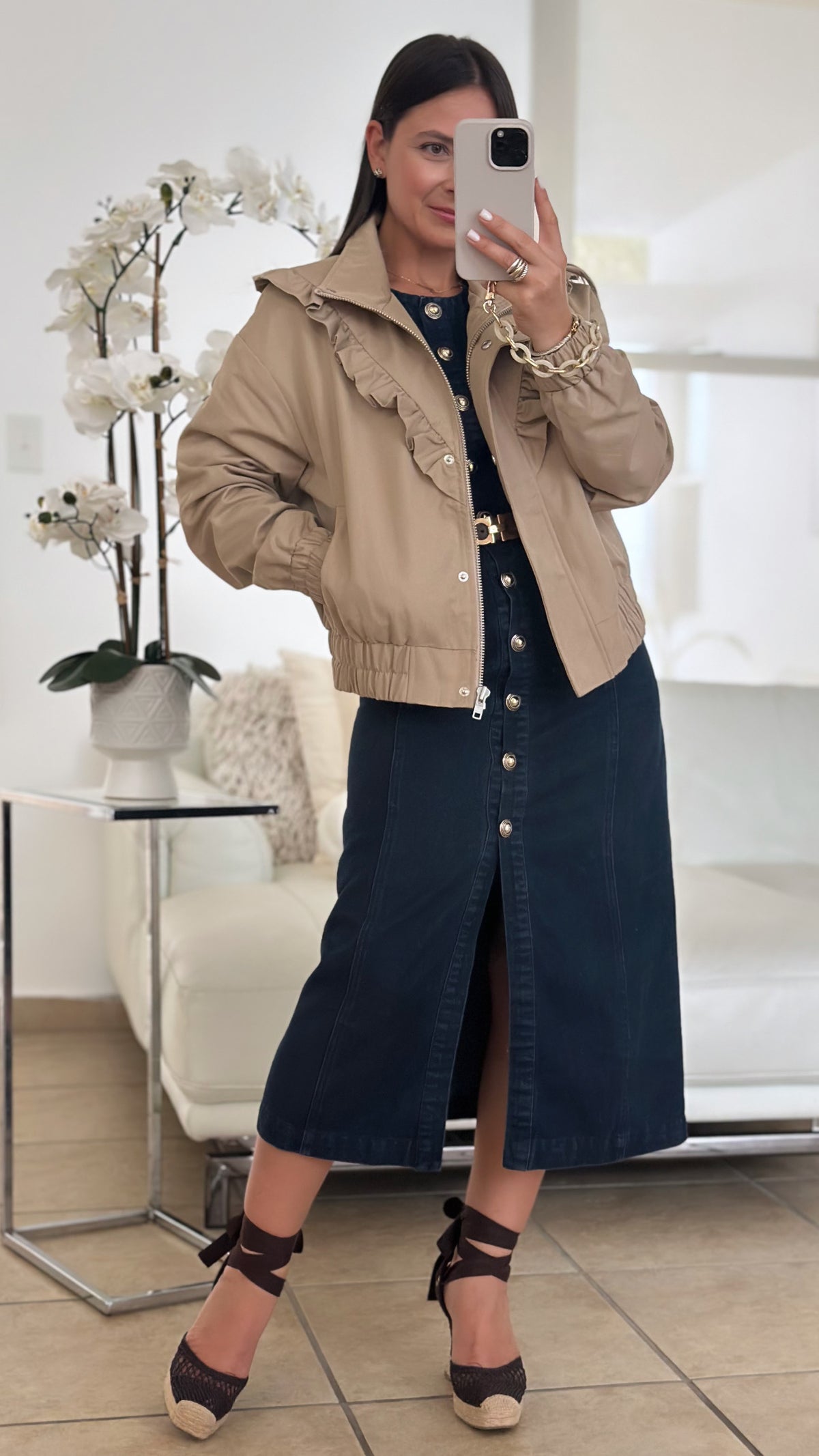 CAMILLE RUFFLE JACKET