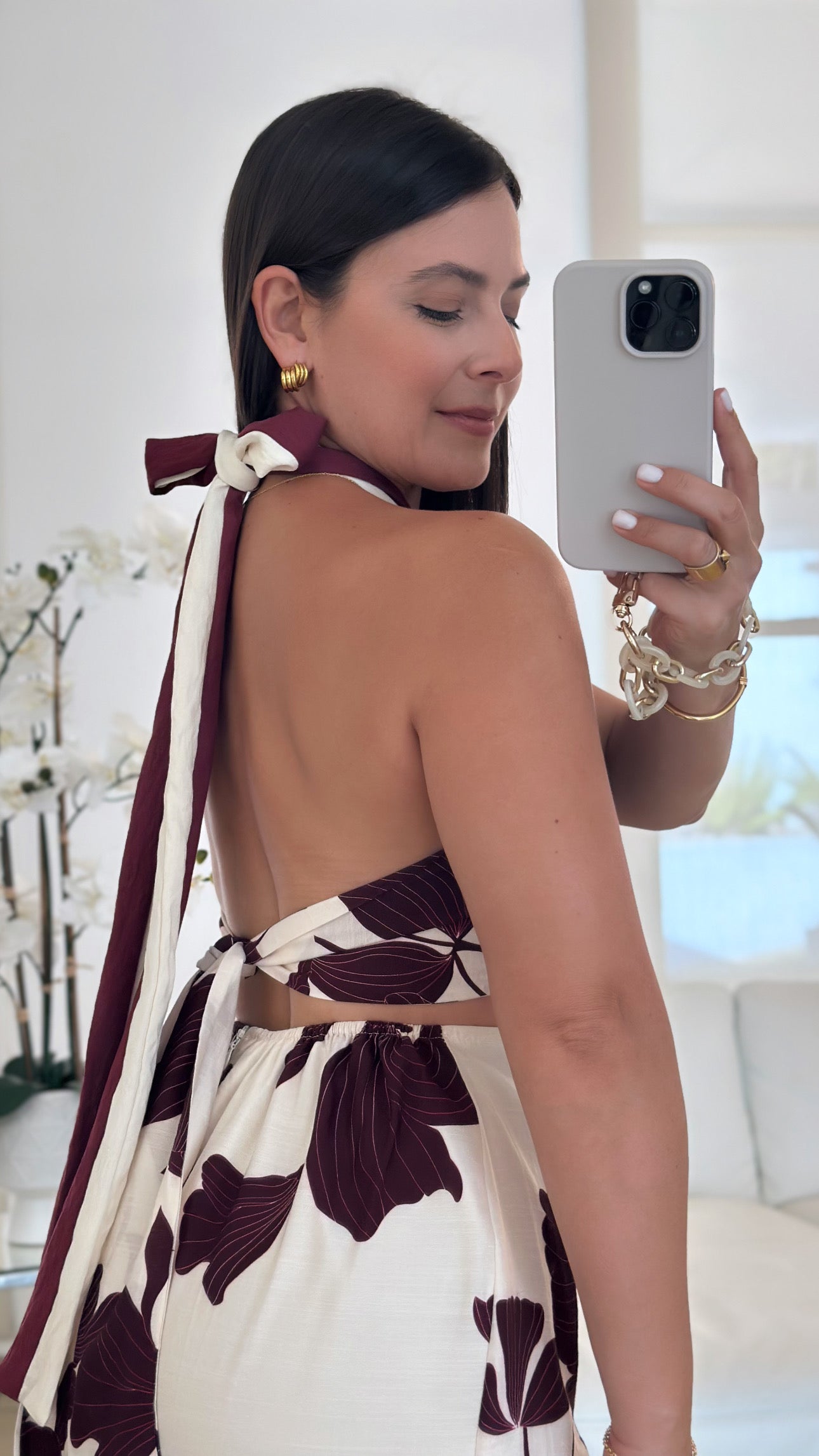 LEIA BURDEOS DRESS