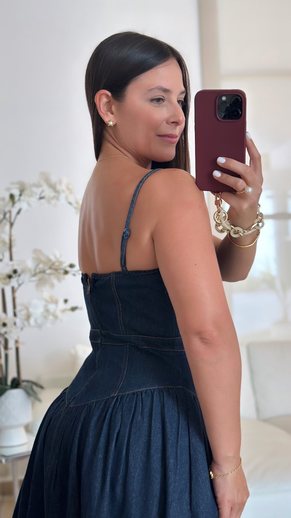 THE MONROE DENIM DRESS