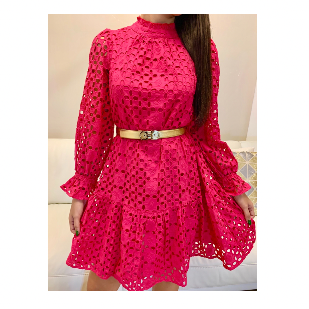 LIZ MAGENTA DRESS